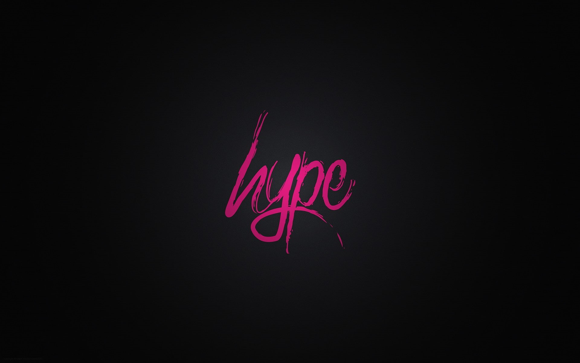 1080P, pink, black, simple background, DeviantArt, minimalism, Hype, typography, HD Wallpaper
