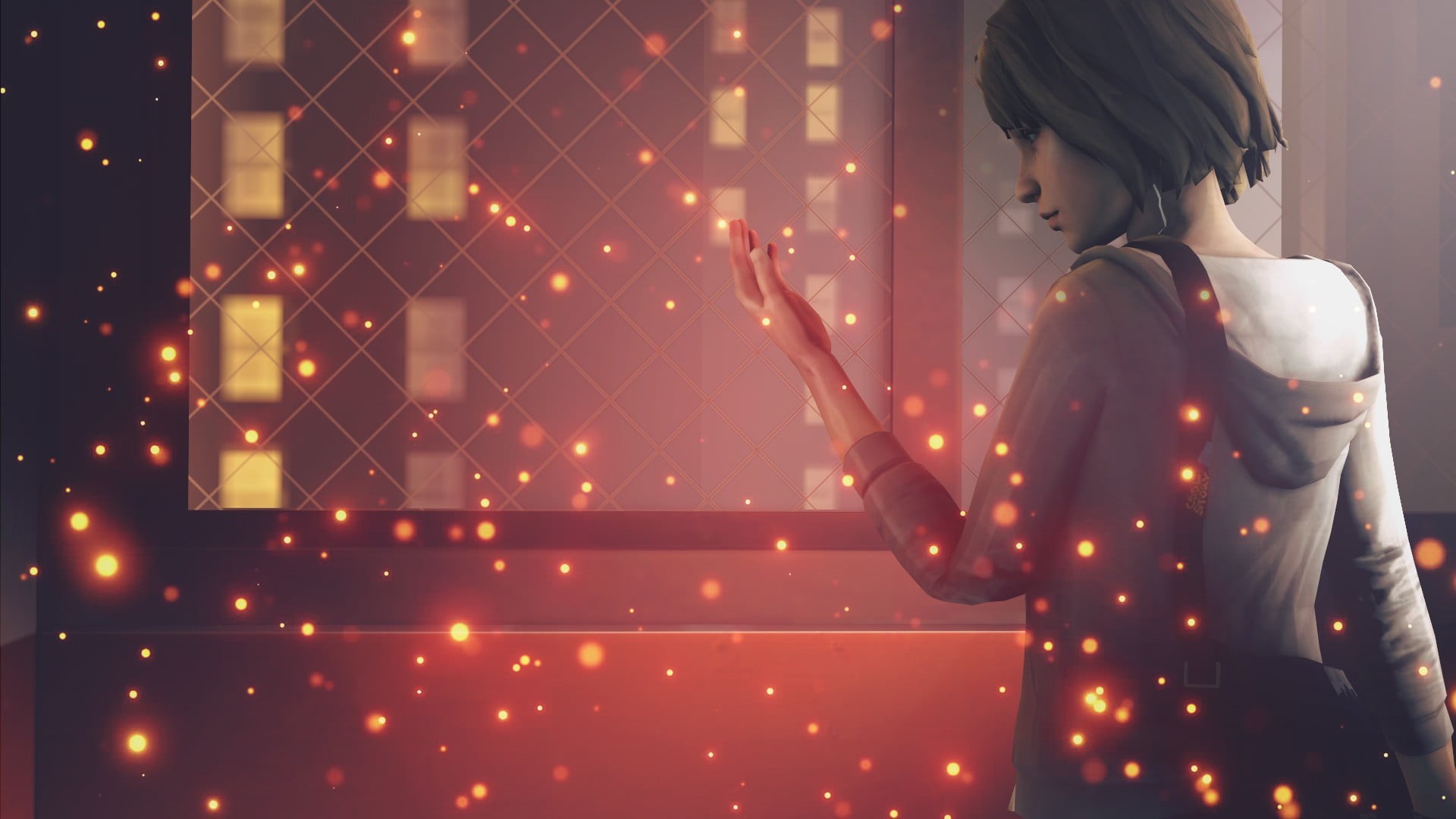 young adult, digital, standing, black, one person, illuminated, art, wireless technology, person, light, connection, real people, Life Is Strange, technology, HD Wallpaper