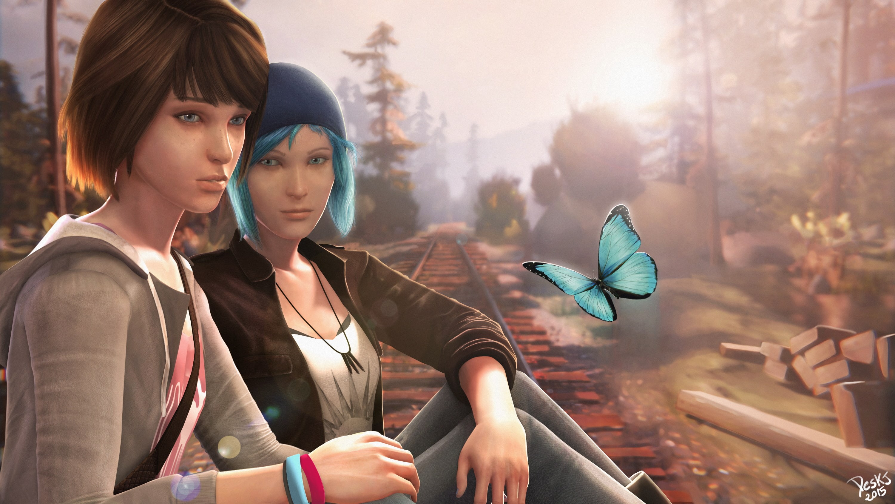 Max Caulfield, video games, Chloe Price, 2K, Life Is Strange, HD Wallpaper