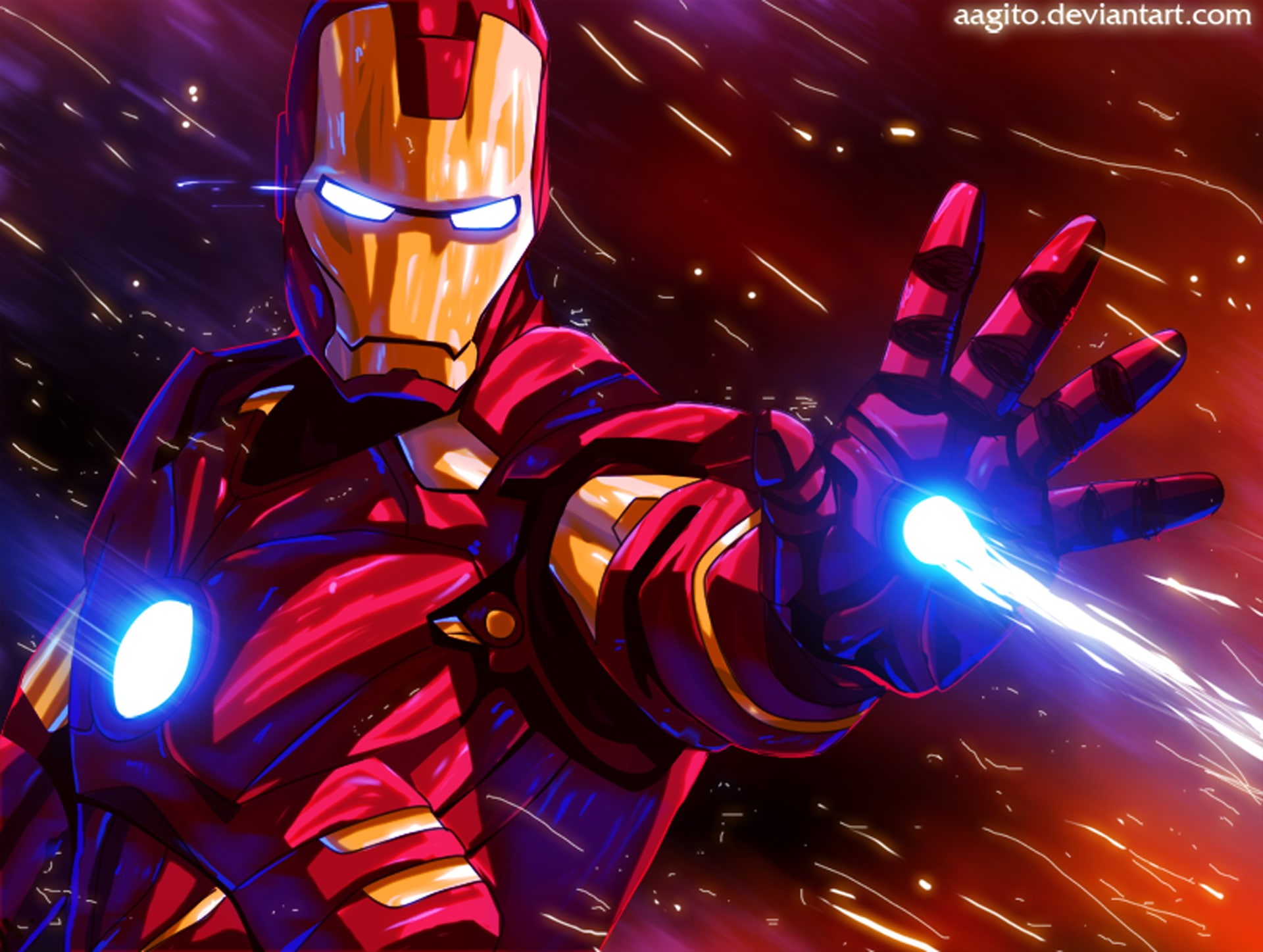 iron man, artwork, 1080P, artist, hd, digital art, deviantart, HD Wallpaper