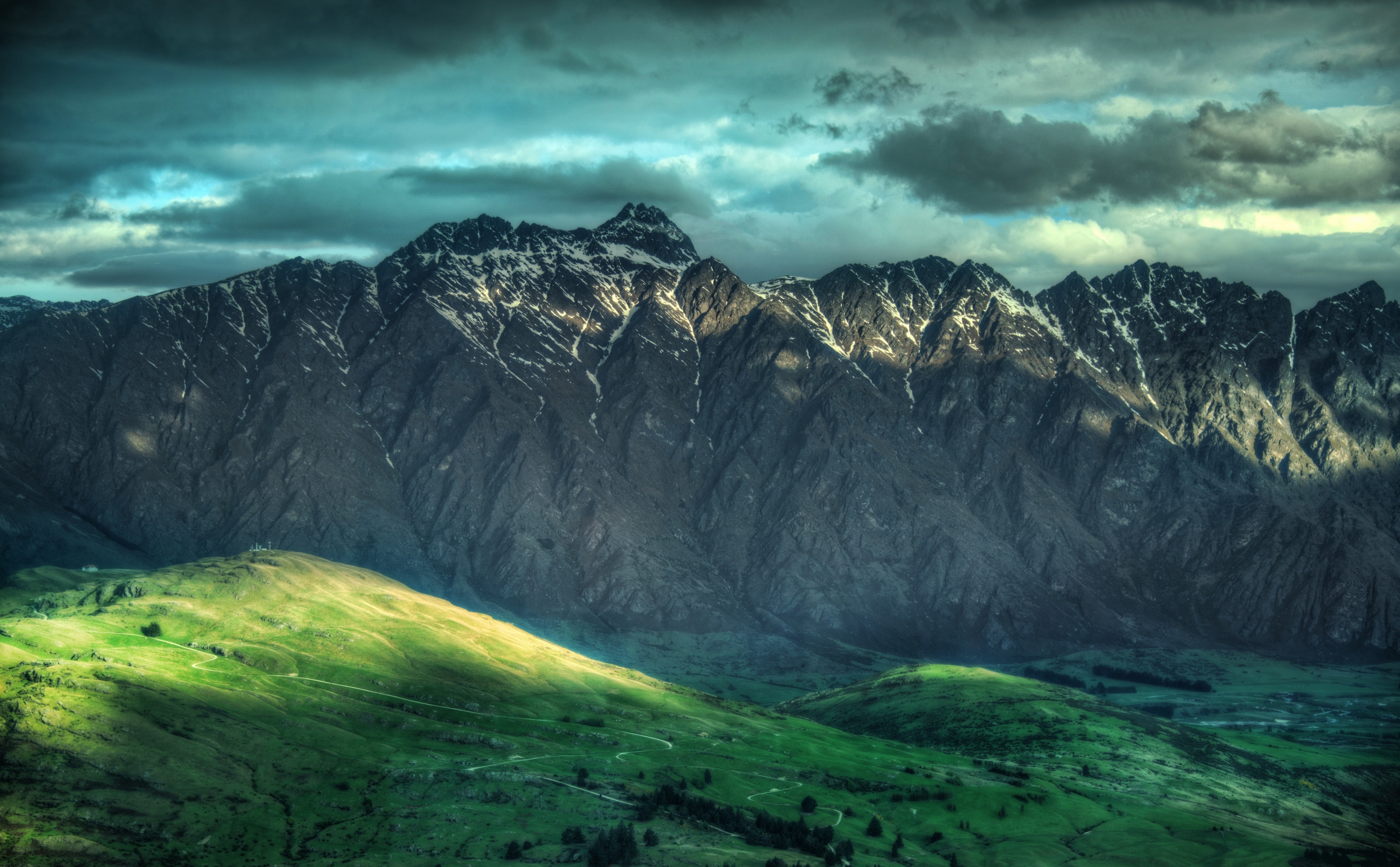Rock, Peak, Isolated, Zealand, region, Pacific, Wilderness, overcast, Village, 2010, scenics - nature, Oceania, Wild, tranquility, physical geography, Mountains, HD Wallpaper