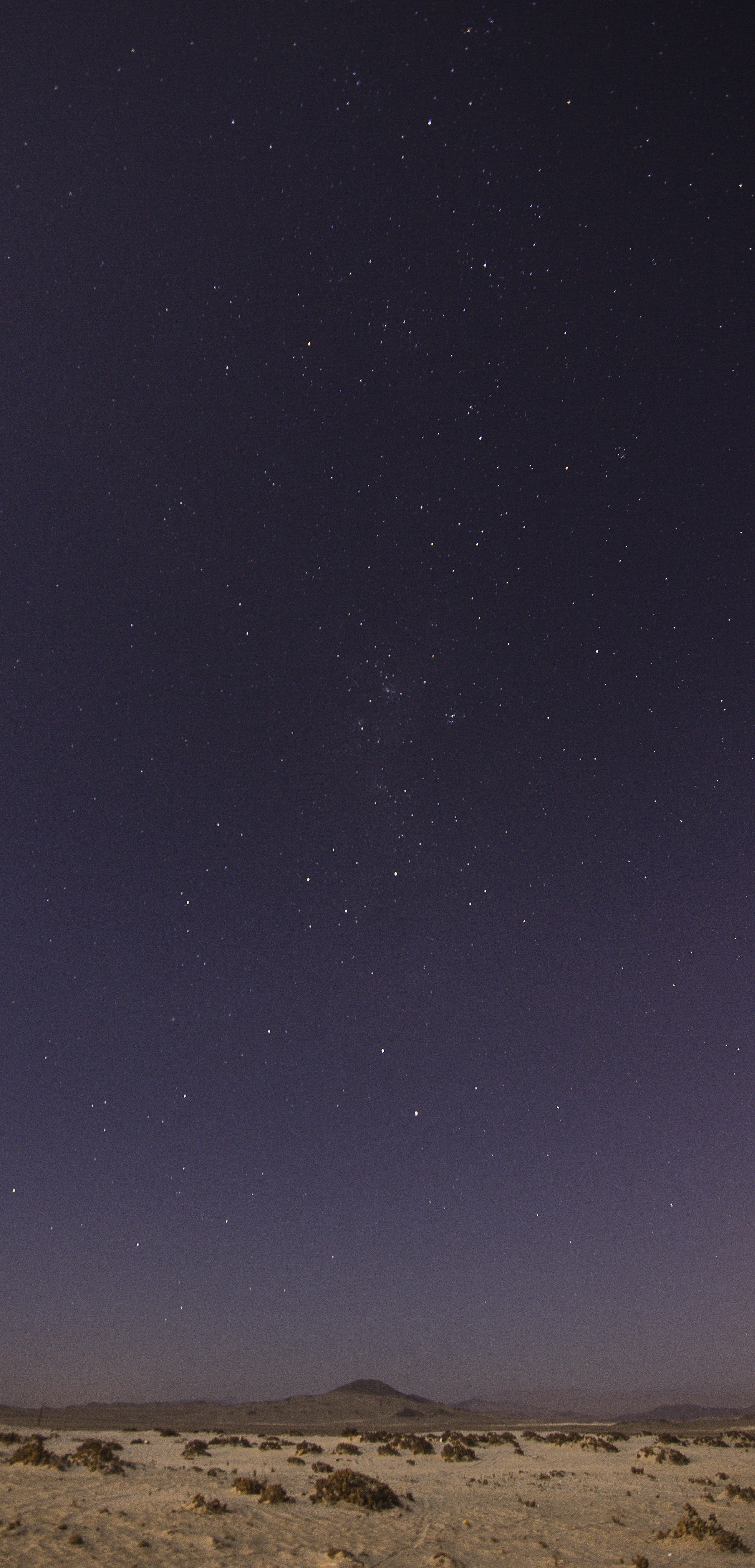 astronomy, plane, starry, chile, pavement, space, way, star field, landscape, star, environment, scenics - nature, non-urban scene, brown, mountain, tranquil scene, Phone HD Wallpaper