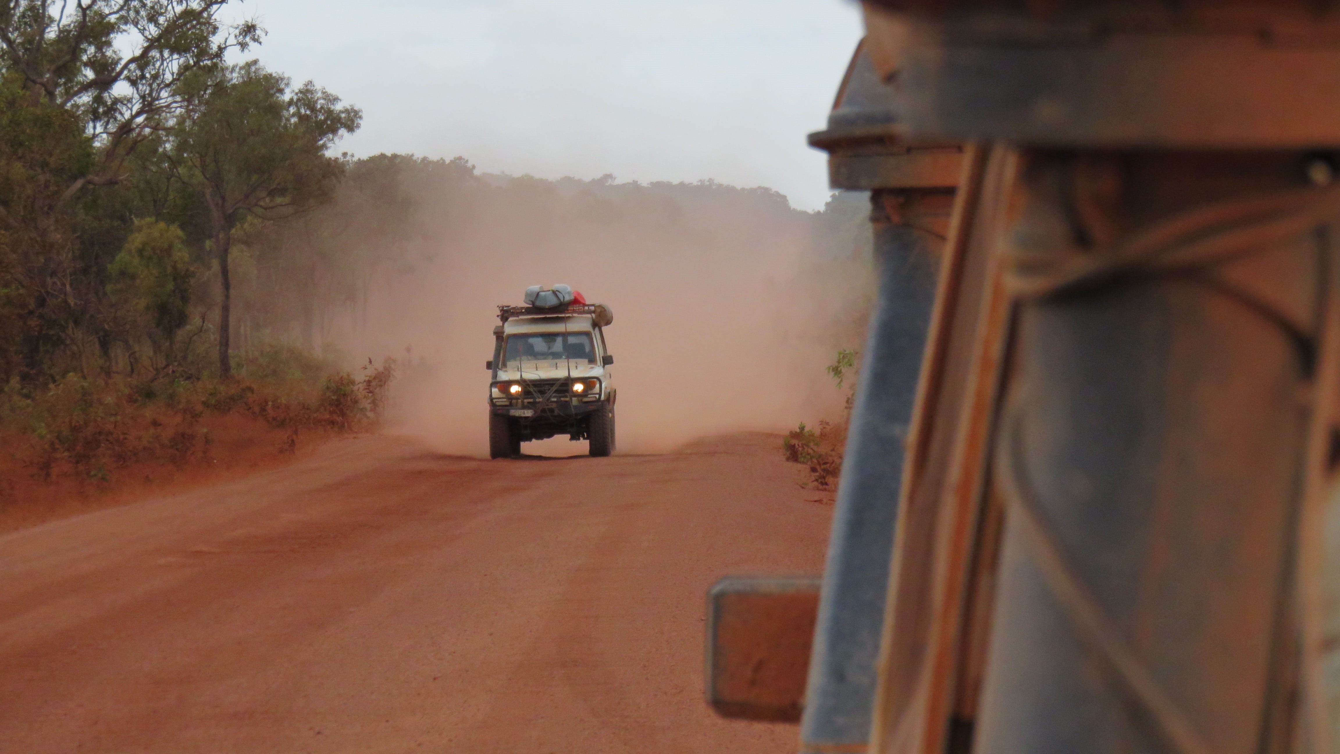 4K, australia, on the move, dirt Road, nature, all terrain vehicle, tree, rickshaw, truck, adventure, offroad, toyota landcruiser, occupation, motor vehicle, HD Wallpaper