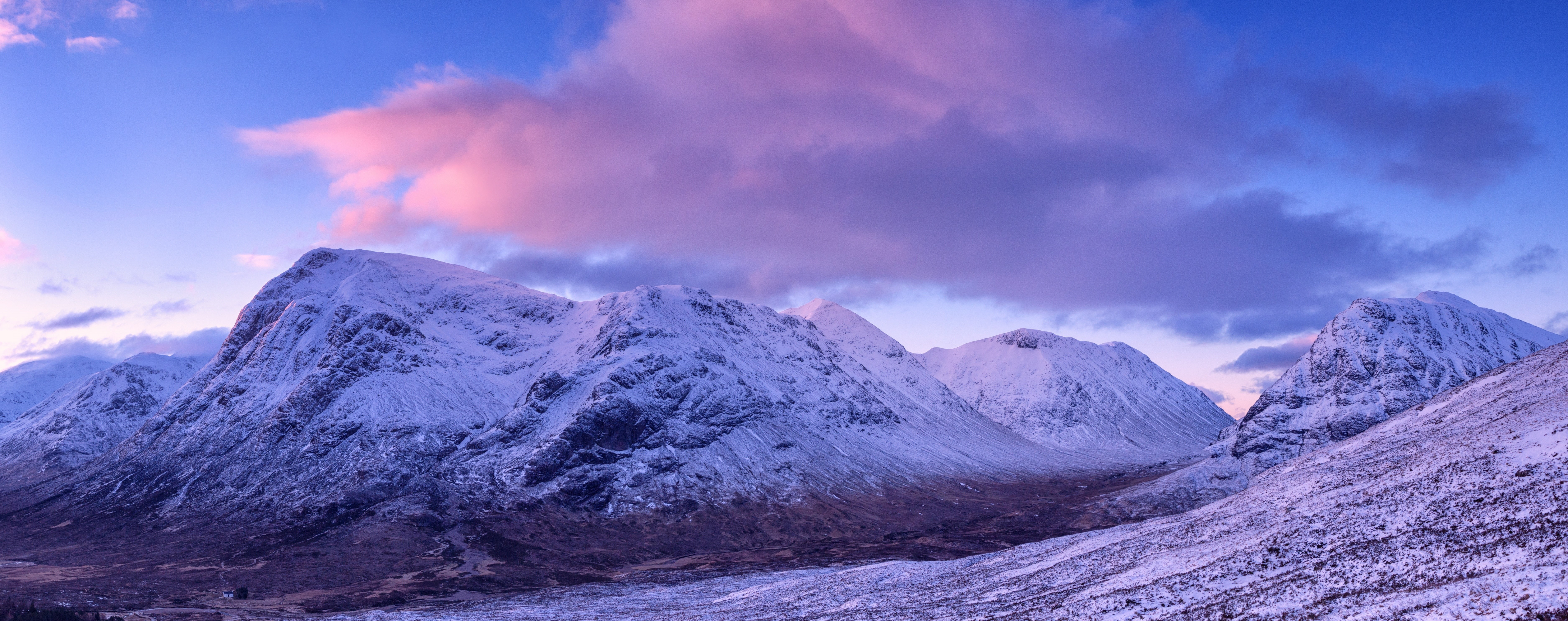 mountain peak, sky, buachaille, Valley, travel destinations, Weather, snowcapped mountain, buachailleetivebeag, outdoors, cloud - sky, buachailleetivemor, HD Wallpaper