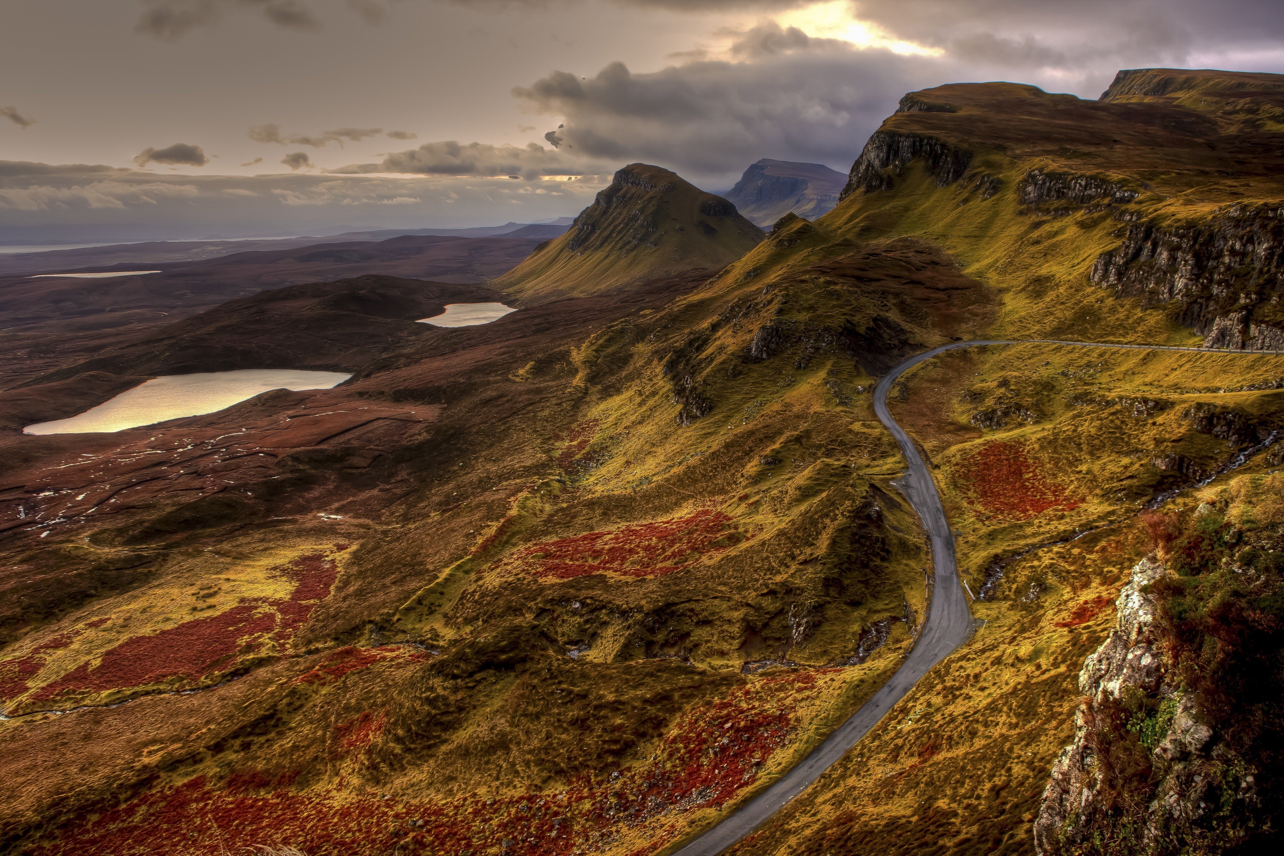 4K, Scotland, landscape, Scottish Highlands, HD Wallpaper