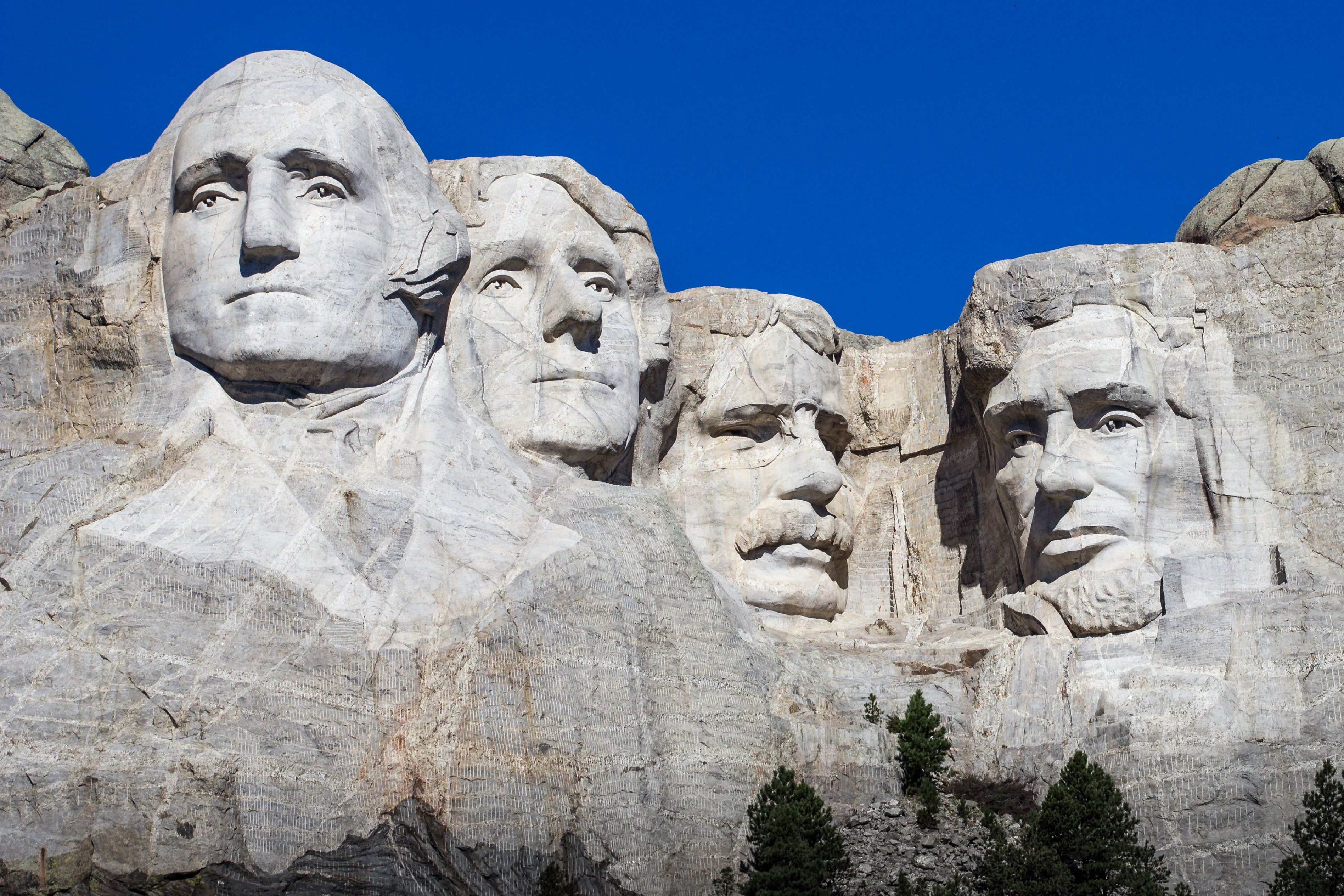 del sur, park, 2K, Mount Rushmoore, famous Place, george Washington, black hills, thomas Jefferson, mt Rushmore National Monument, mount, abraham Lincoln, HD Wallpaper