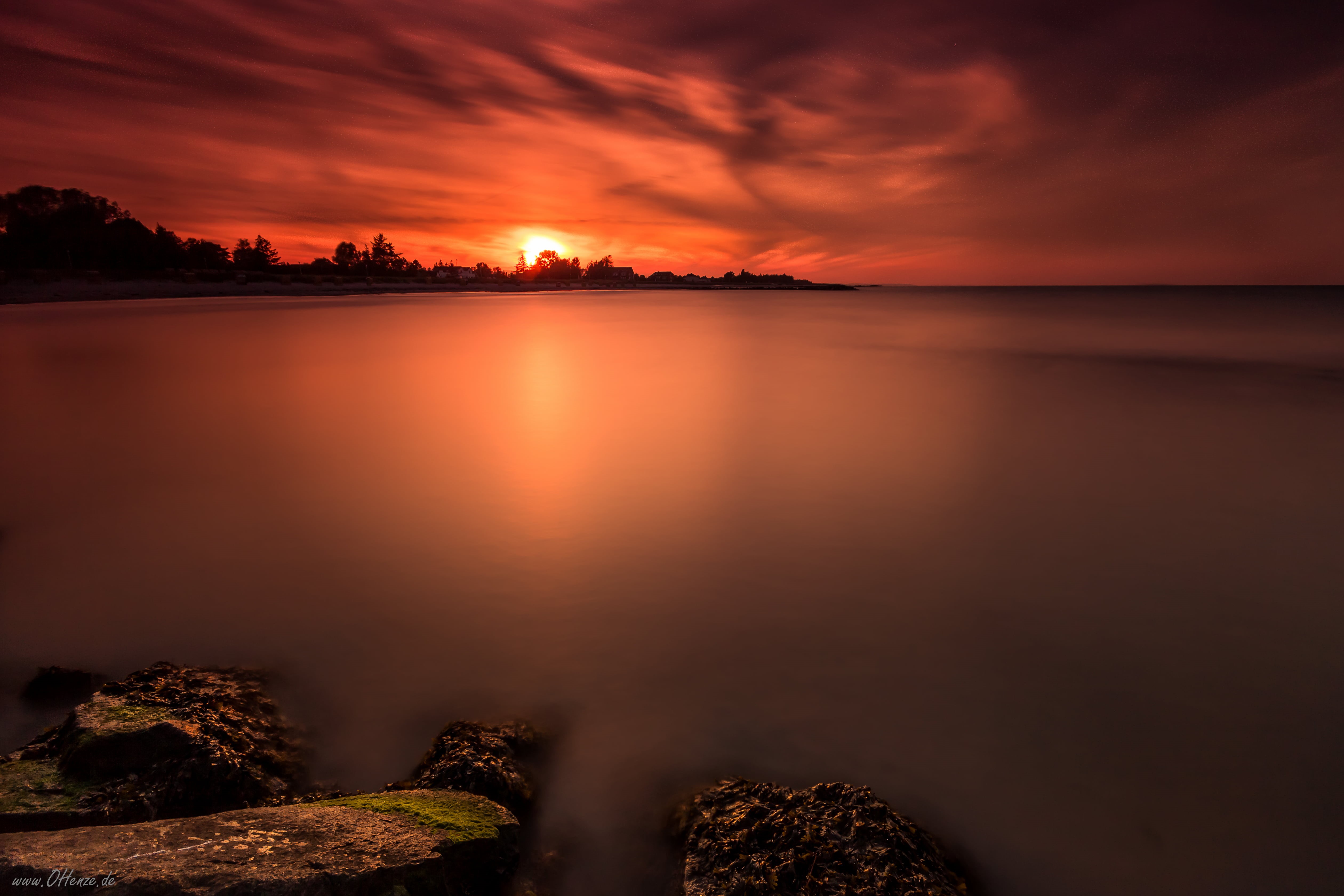 600D, night, Oktober, sunset, outdoors, Urlaub, summer, sea, Day, landscape, water, reflection, 4K, sky, over the horizon, nature, coastline, horizon, HD Wallpaper
