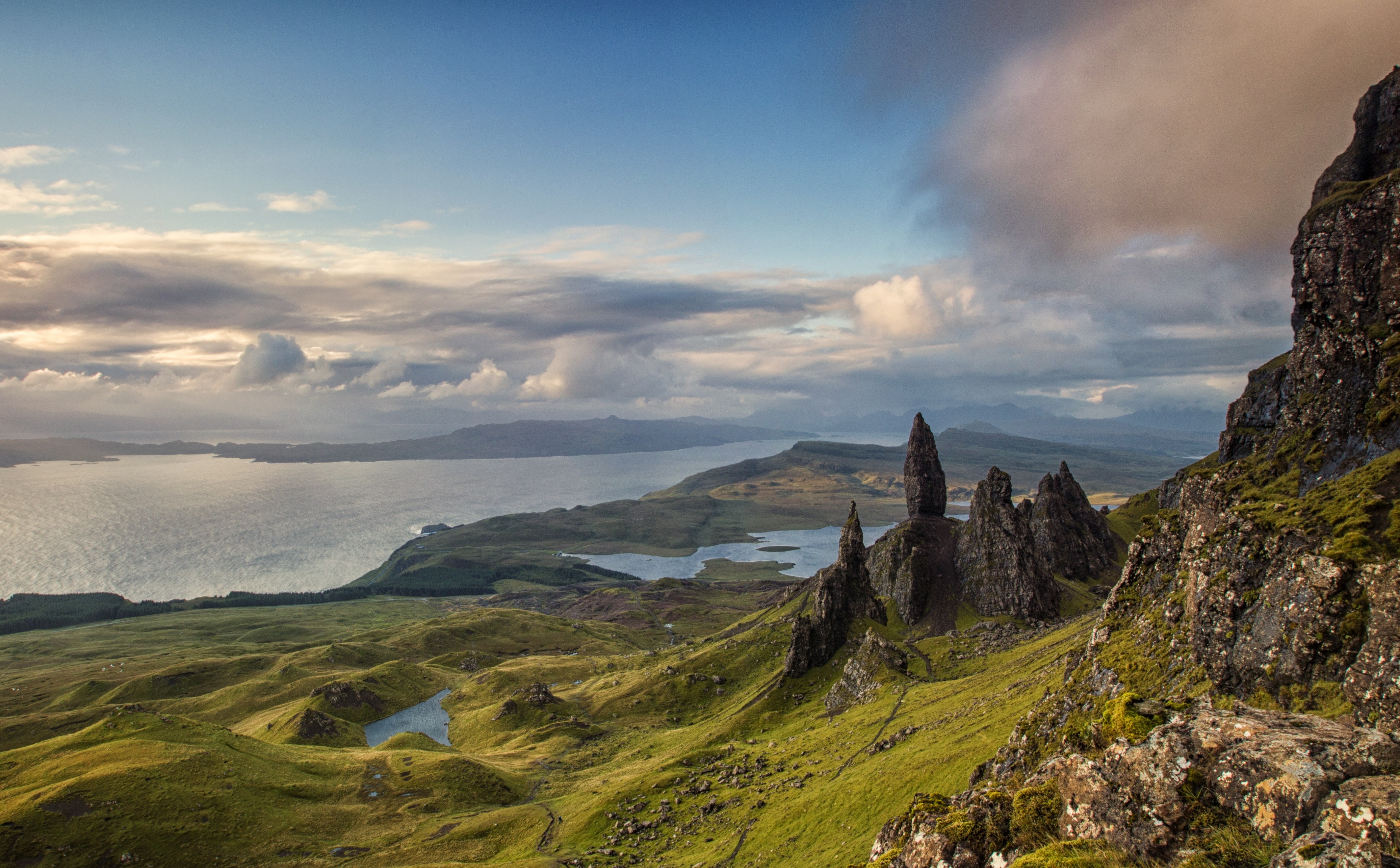 Europe, extraordinary, marvelous, Mountains, storr, Impressive, tote, Highlands, green, stunning, Highland, man, isleofskye, oldmanofstorr, Amazing, westhighlands, HD Wallpaper