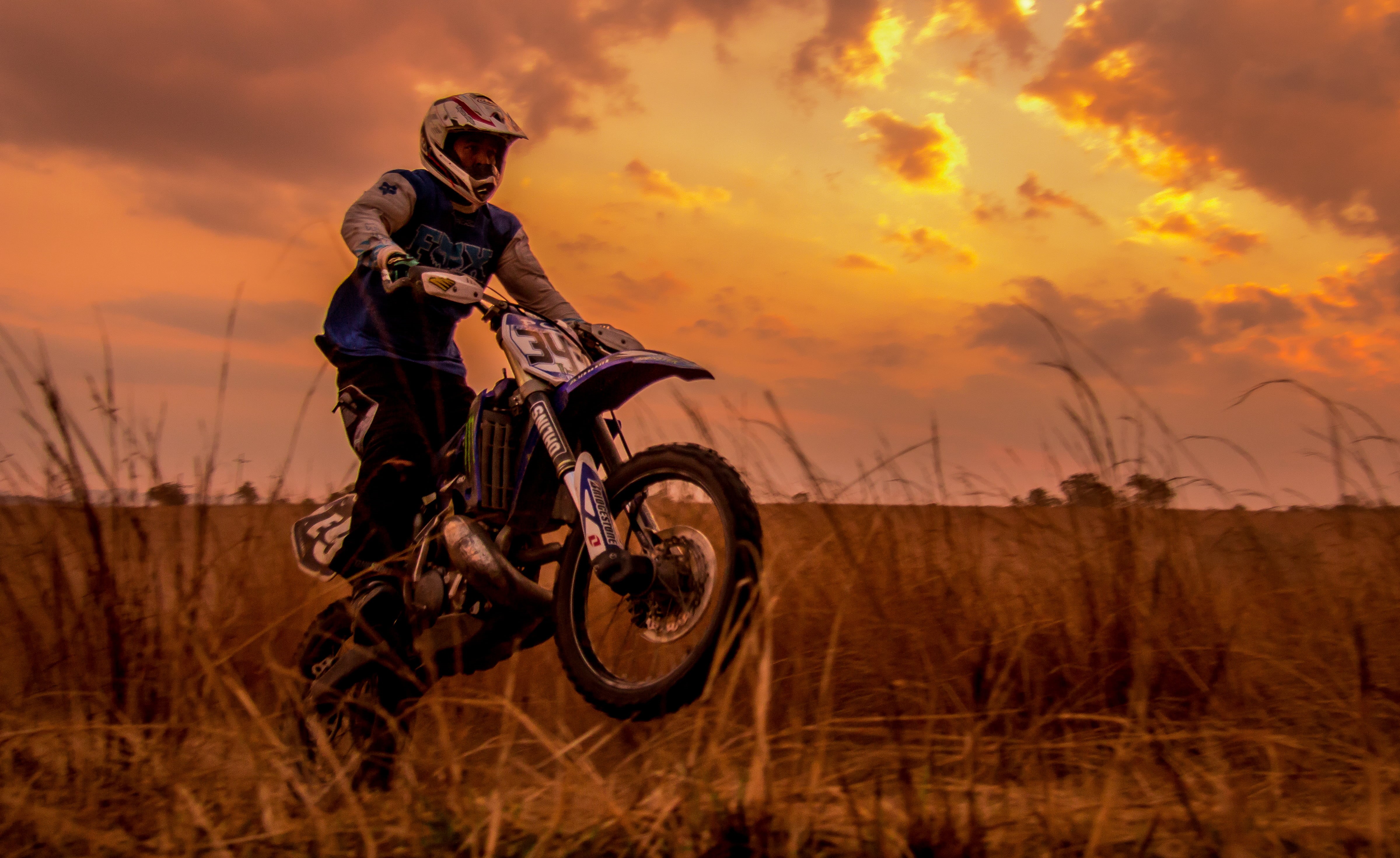 grasses, golden, riding, people, golden hour, photo, Motorbike, Motocross, Yamaha, Sean, surrounded, action, motion, speed, cycling, hour, motorcycle, sport, HD Wallpaper