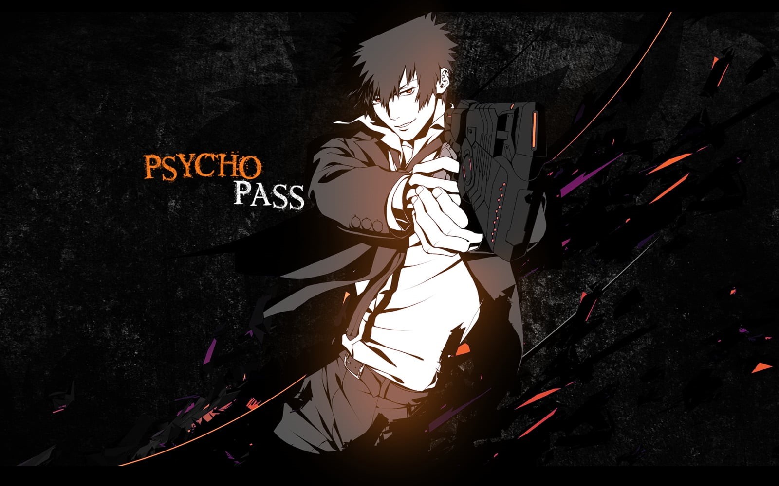 architecture, outdoors, transportation, street, illuminated, high angle view, western script, 720P, nature, road, communication, night, Psycho-Pass, no people, HD Wallpaper
