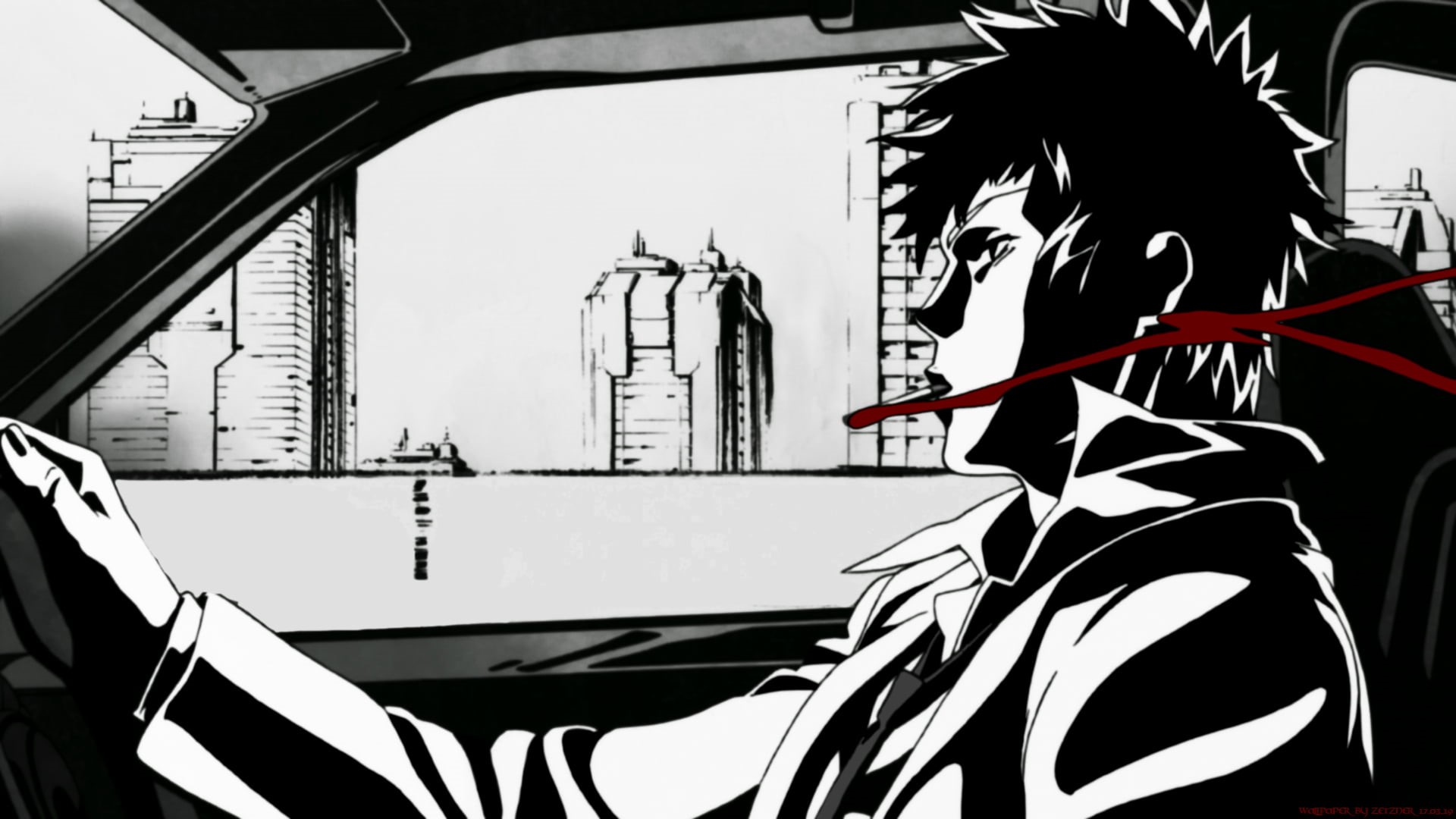 Smoke, Anime, Smoking, Man, Shinya Kogami, Psycho-Pass, 1080P, HD Wallpaper