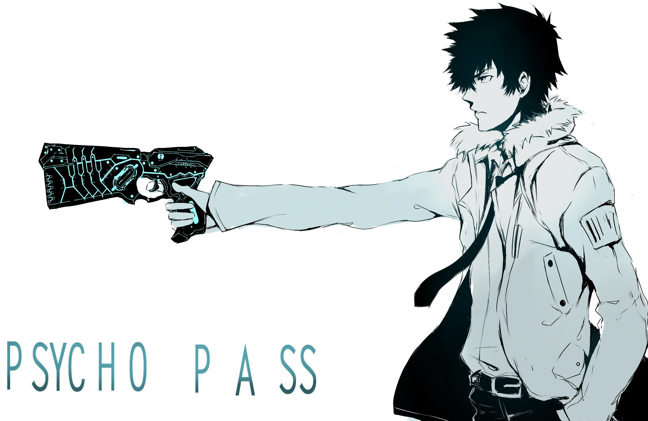 waist up, Psycho-Pass, representation, 1080P, standing, copy space, casual clothing, studio shot, cut out, women, lifestyles, front view, text, one person, HD Wallpaper