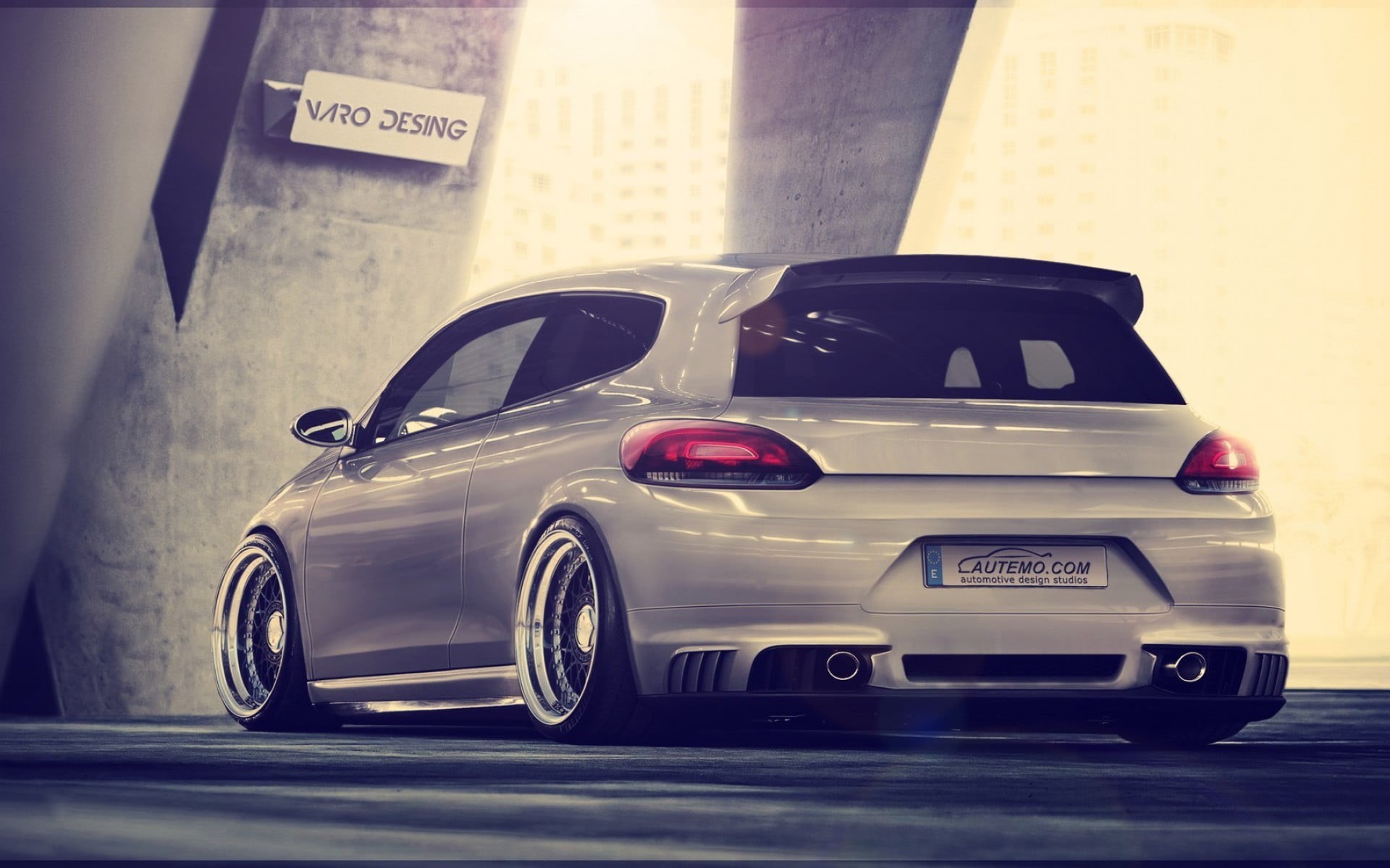 door, taxi, sports car, motor vehicle, transportation, Volkswagen, traffic, land vehicle, on the move, Scirocco, day, car, 1080P, silver, travel, road, HD Wallpaper