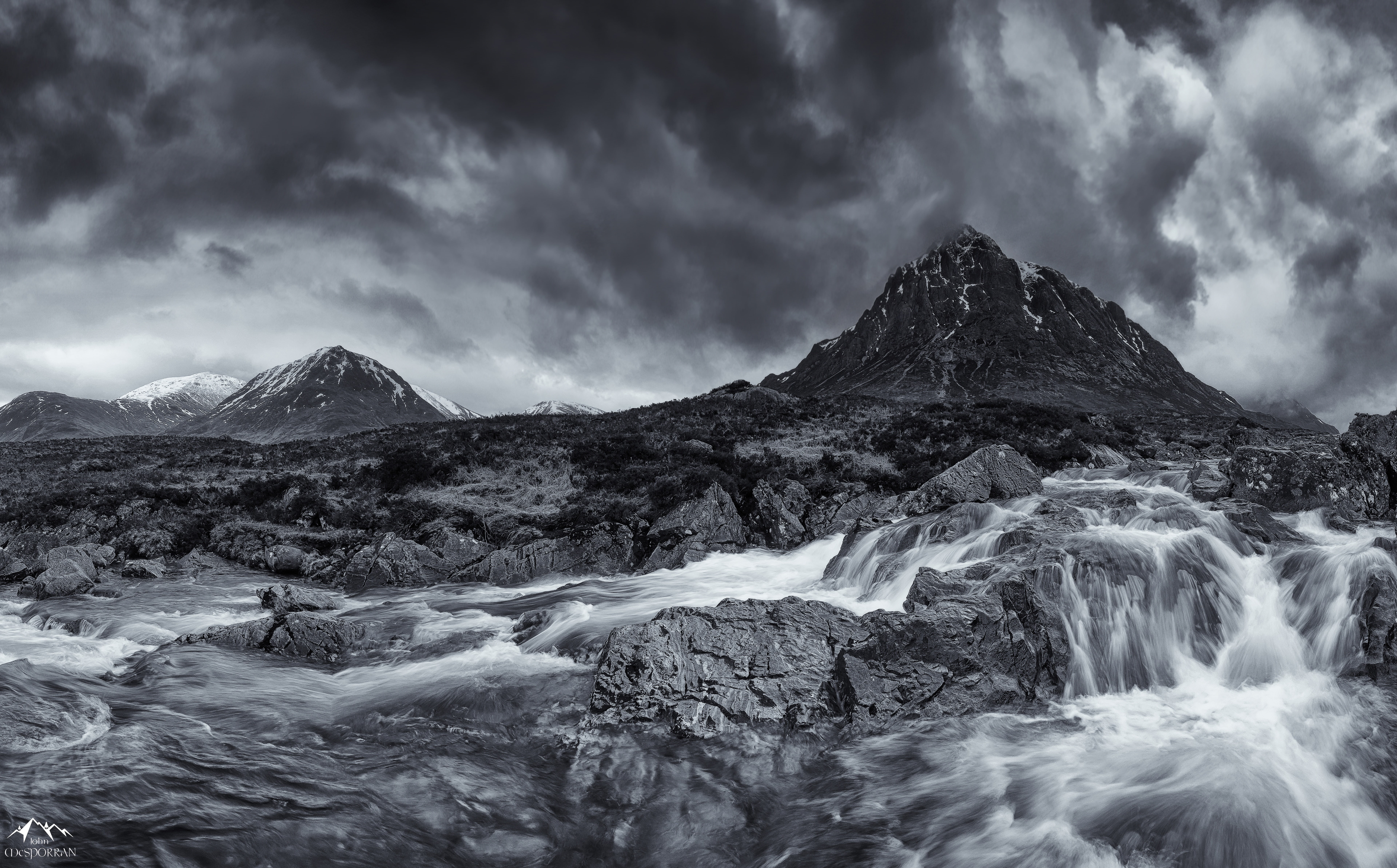 Scotland, mountain range, buachailleetivemor, Outdoors, Nature, snow, scenics - nature, beauty in nature, idyllic, hills, glencoe, cold temperature, power in nature, HD Wallpaper