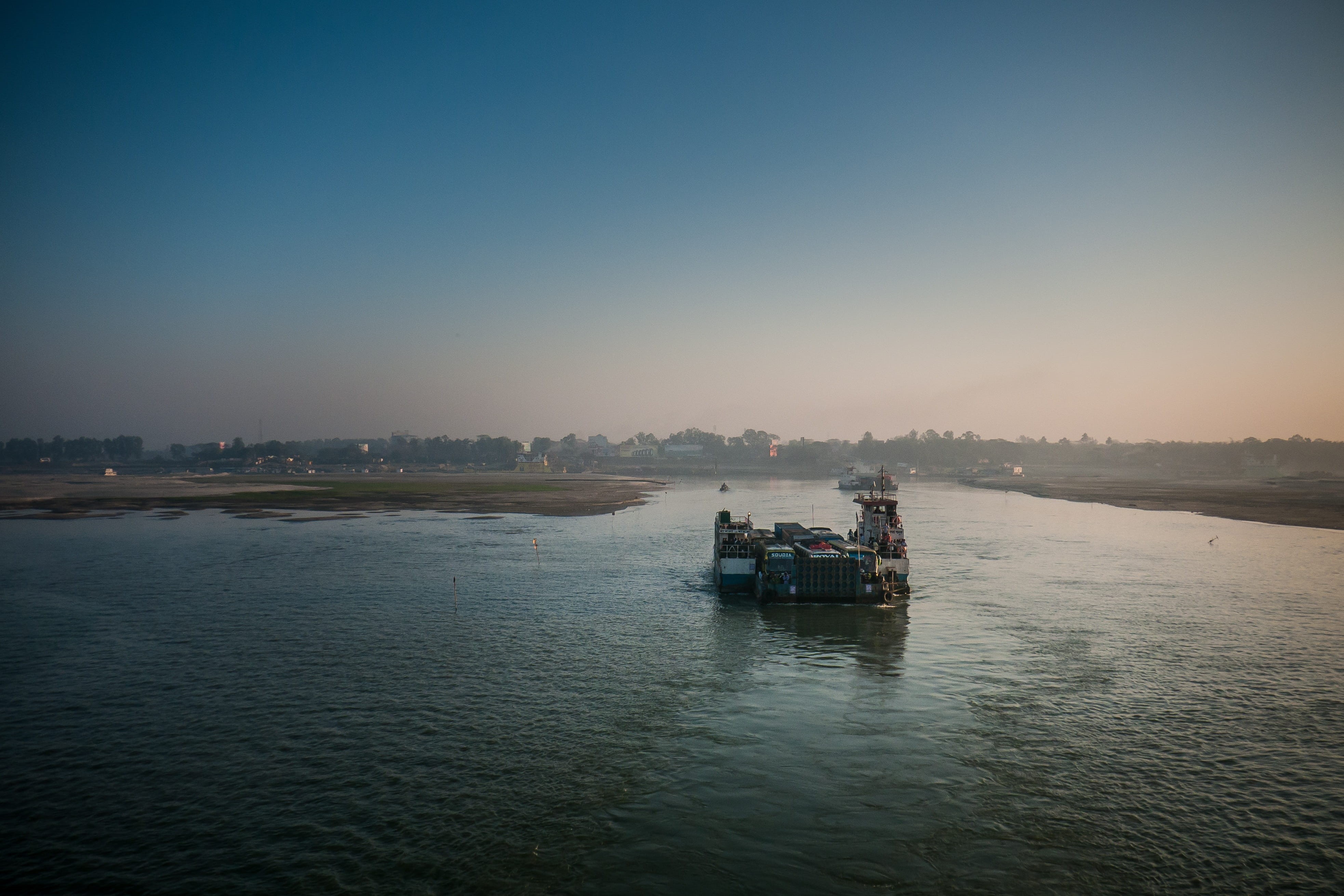outdoor, copy space, craft, no people, tourism, nature, summer, asia, boat, scenics - nature, 4K, mode of transportation, green, bangladesh, scenery, scenic, HD Wallpaper