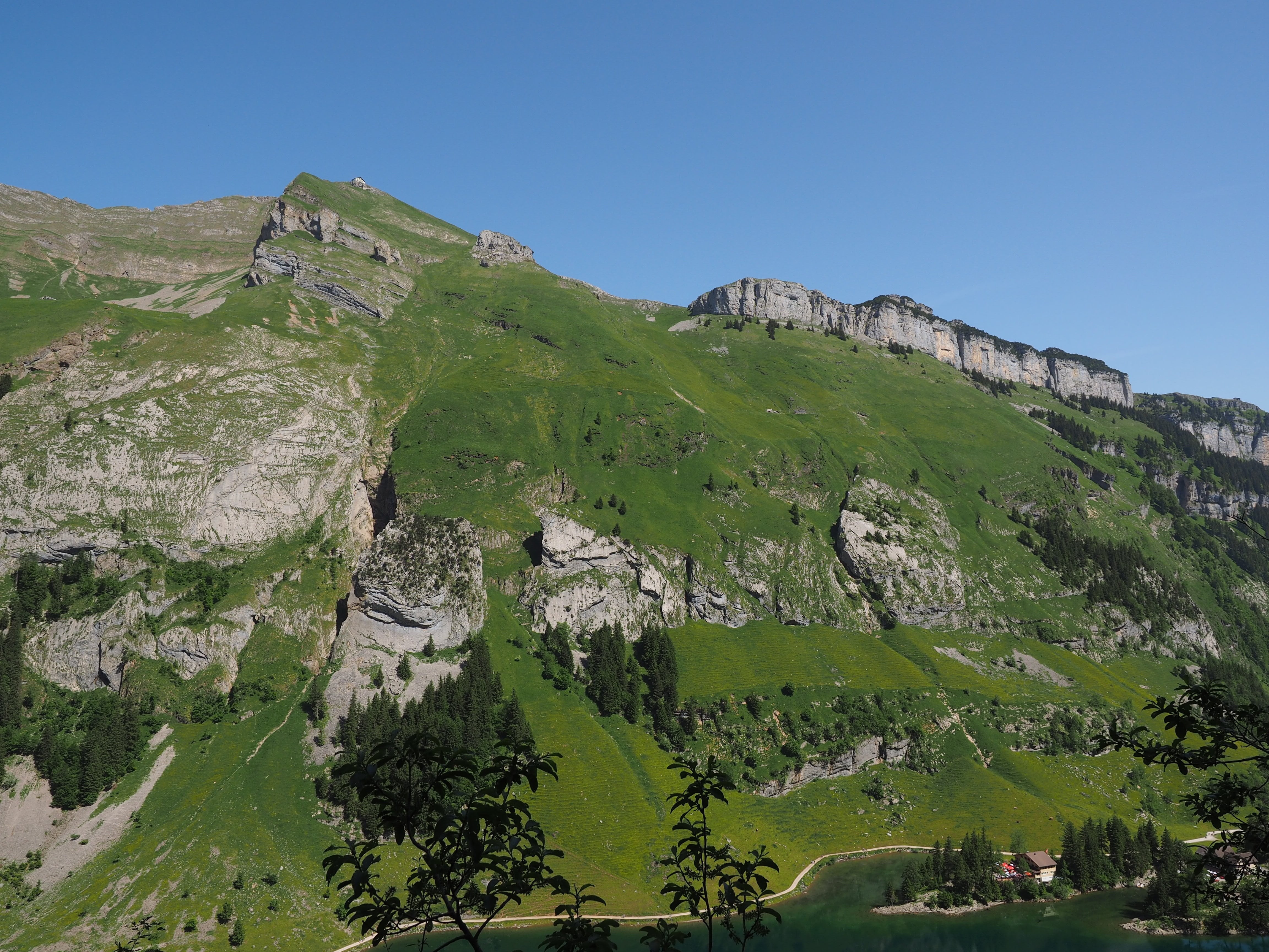 schäfler, no people, beauty in nature, tranquility, alpstein, landscape, hut, ebenalp, 4K, non-urban scene, mountain range, summer, europe, scenics - nature, HD Wallpaper