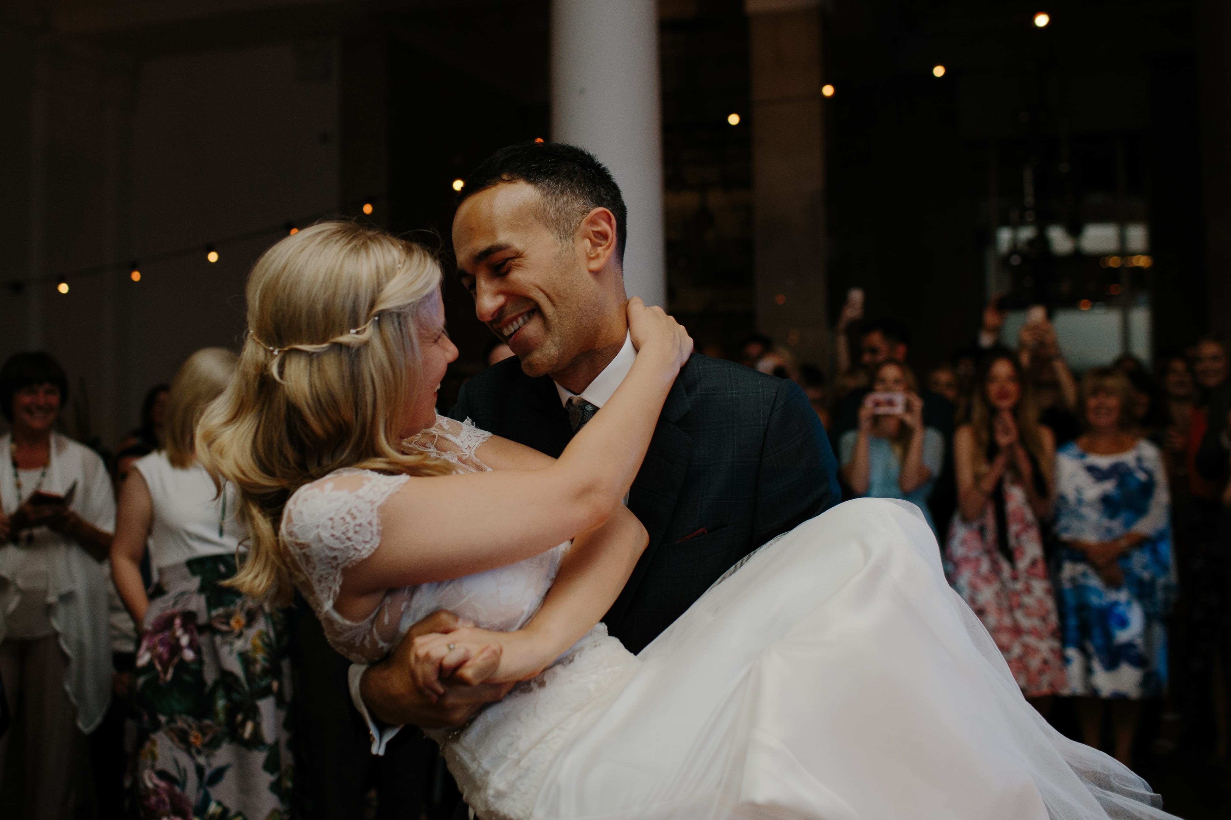 wife, smile, heterosexual couple, event, groom, couple - relationship, positive emotion, bride, wedding dress, people, bridegroom, men, life events, True Love, HD Wallpaper