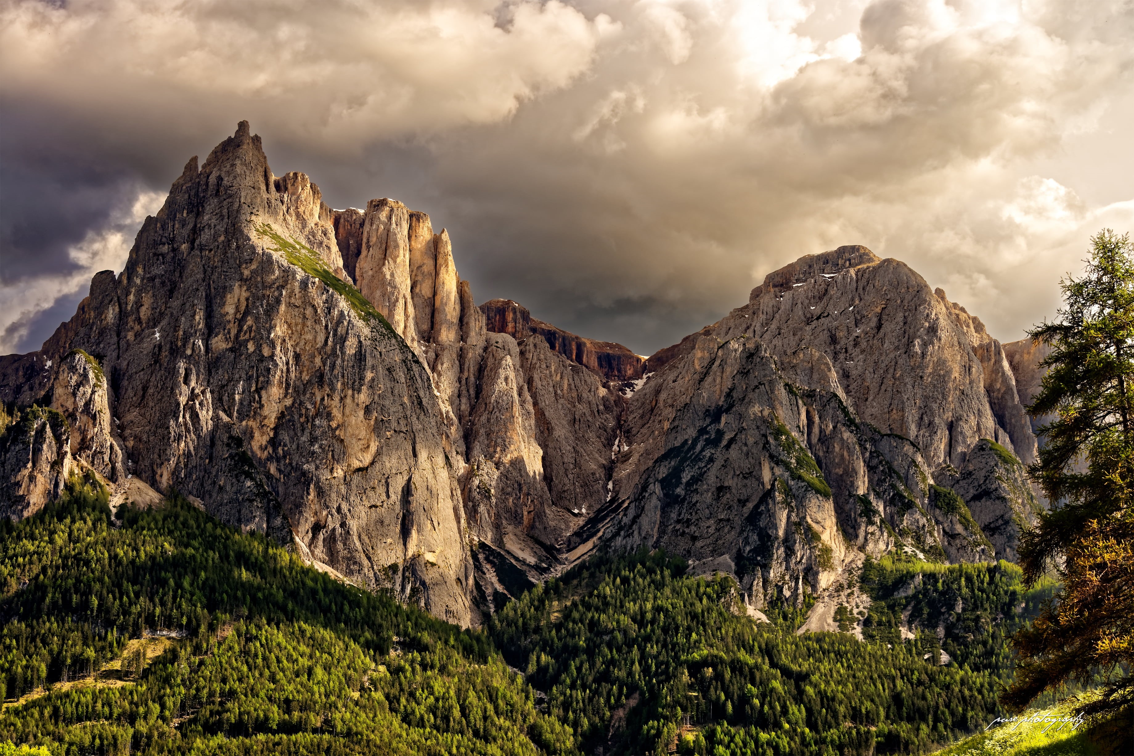 mountains, the sky, formation, beauty in nature, environment, spring, nature, idyllic, the Trentino — Alto Adige / südtirol, mountain peak, 2K, eroded, HD Wallpaper