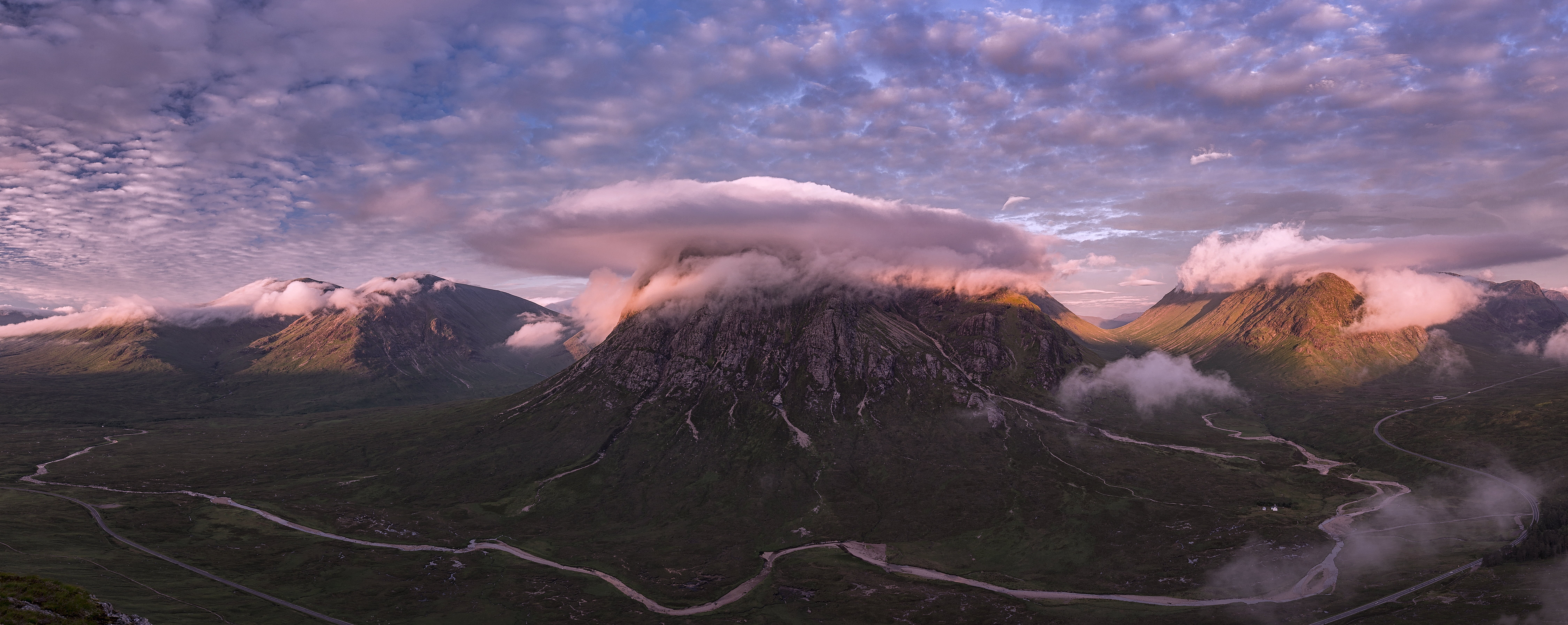 Creise, f4, Canon 6D, na, mountain, mountain Peak, Beinn aChrulaiste, mountains, cloud - Sky, volcano, 35mm, photography, Glen Etive, River, 8K, Buachaille Etive Beag, HD Wallpaper