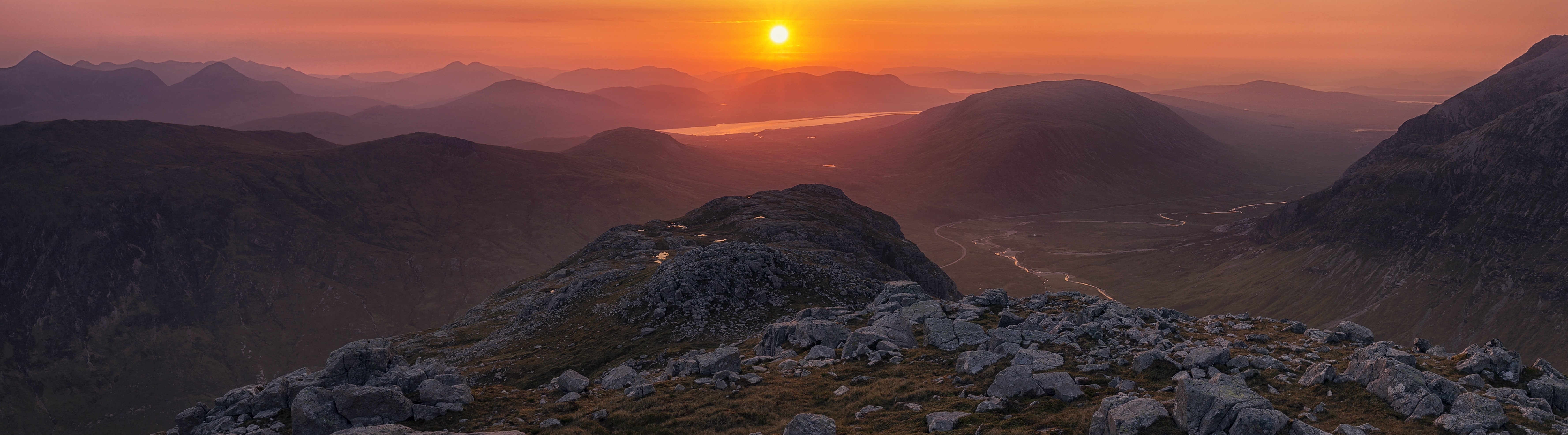 scenics - nature, environment, Slope, Beautiful, Highlands, Morning, 5K, travel destinations, Landscape, rock, mountain peak, visit, Sunrise, Black Water, HD Wallpaper