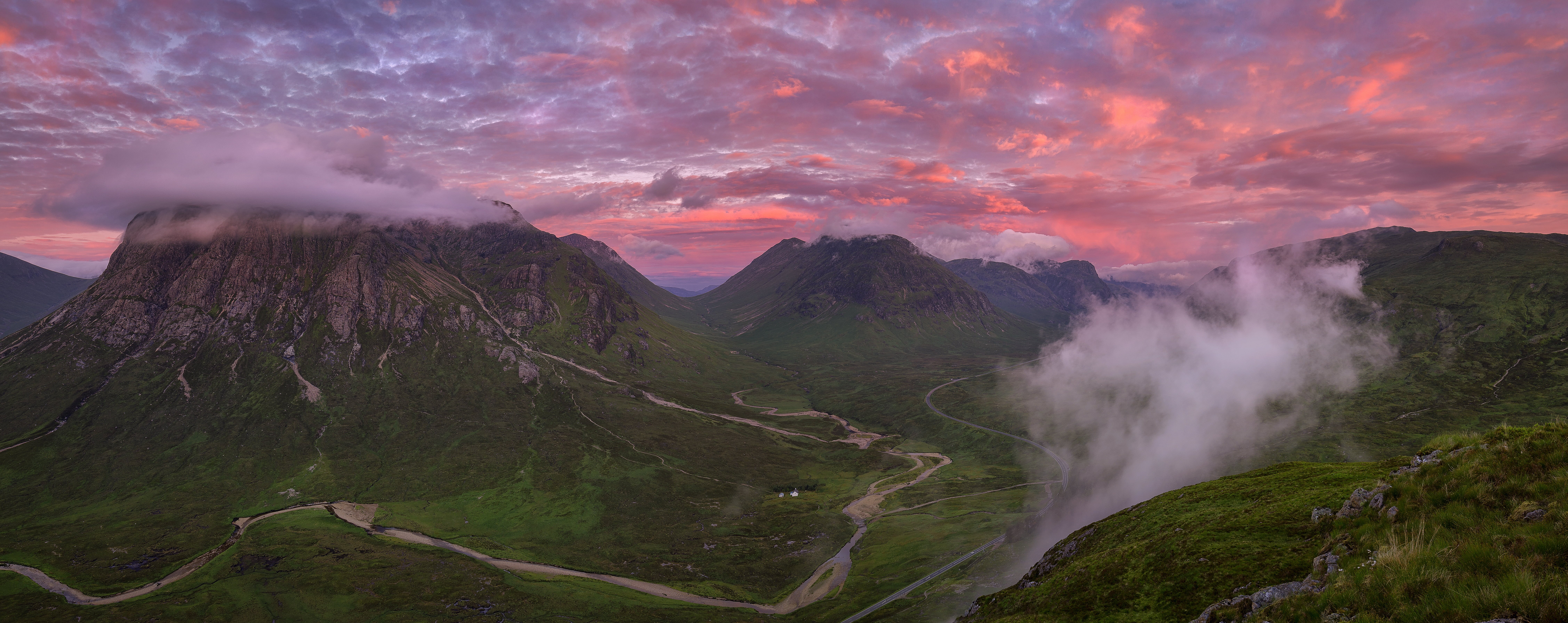 Weeping, 35mm, mountain, mountains, mountain Peak, cloudy, Canon 6D, Glencoe, Beinn aChrulaiste, USM, Scotland, volcano, summer, Buachaille Etive Beag, HD Wallpaper