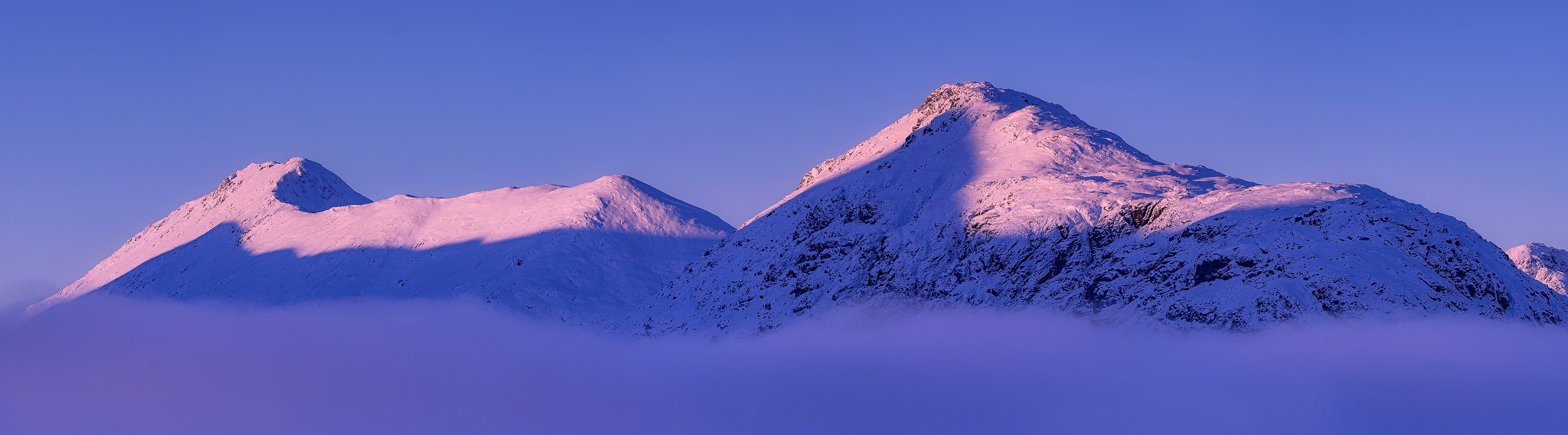 ridge, places, Mountain, travel destinations, Nature, canon6d, beauty in nature, scenics - nature, Beautiful, tranquil scene, sky, Landscape, glencoe, mist, HD Wallpaper