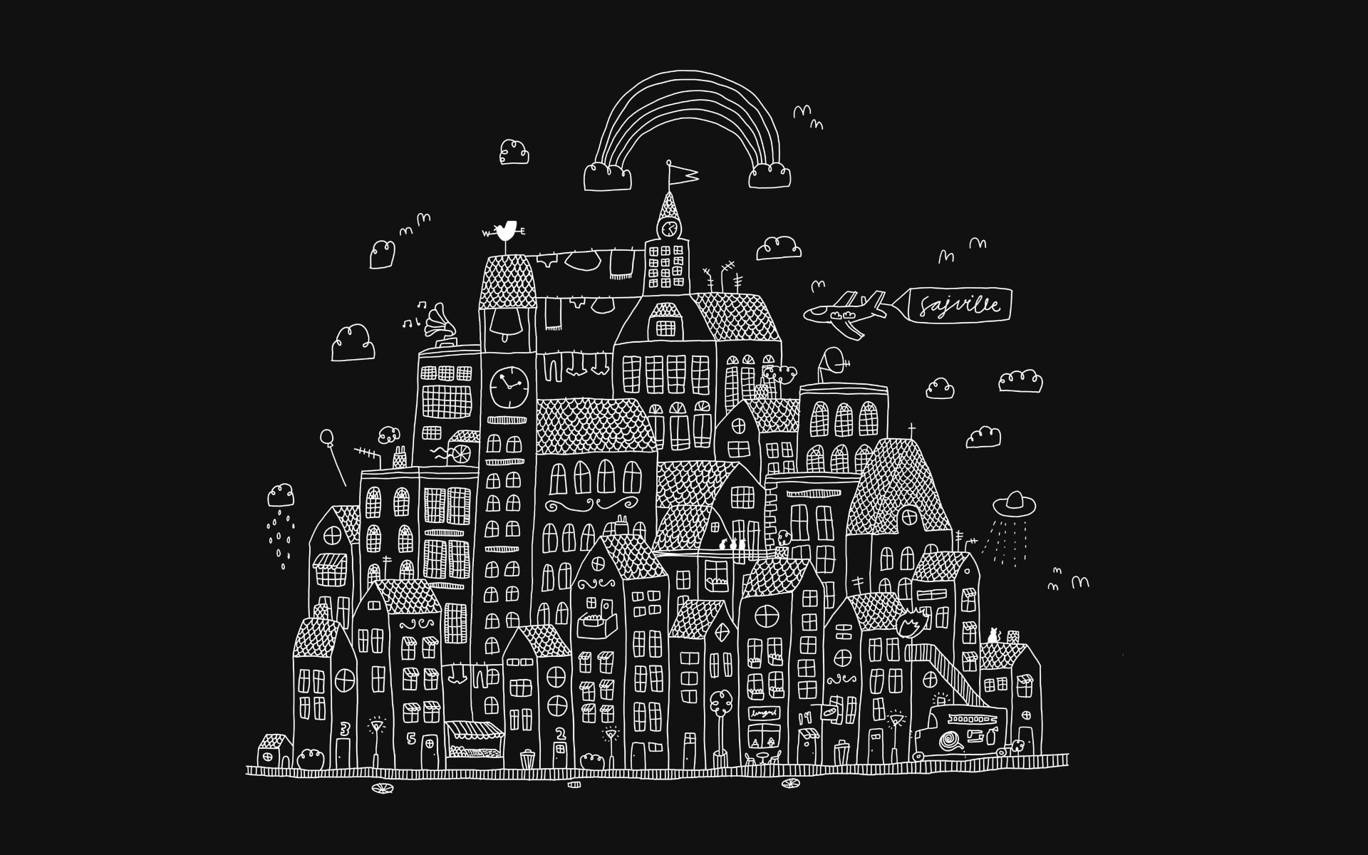 construction Industry, town, grey, representation, vector, travel, sketch, figure, design, cityscape, doodle, night, built Structure, symbol, famous Place, HD Wallpaper