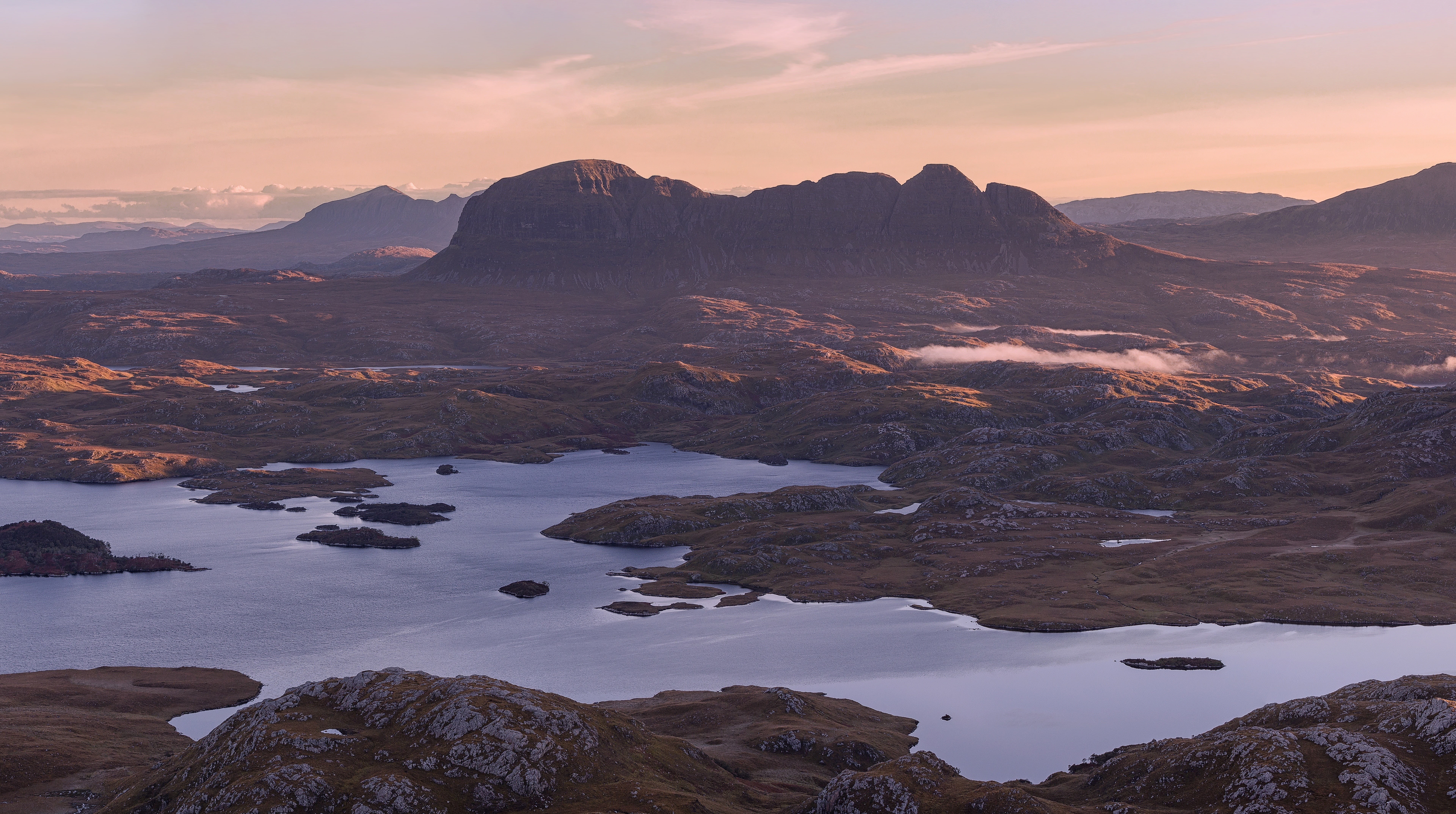 mountain peak, Nature, scenics - nature, Wilderness, torridon, beauty in nature, land, Canisp, Travel, westhighlands, visit, Beautiful, Scotland, Mountain, HD Wallpaper