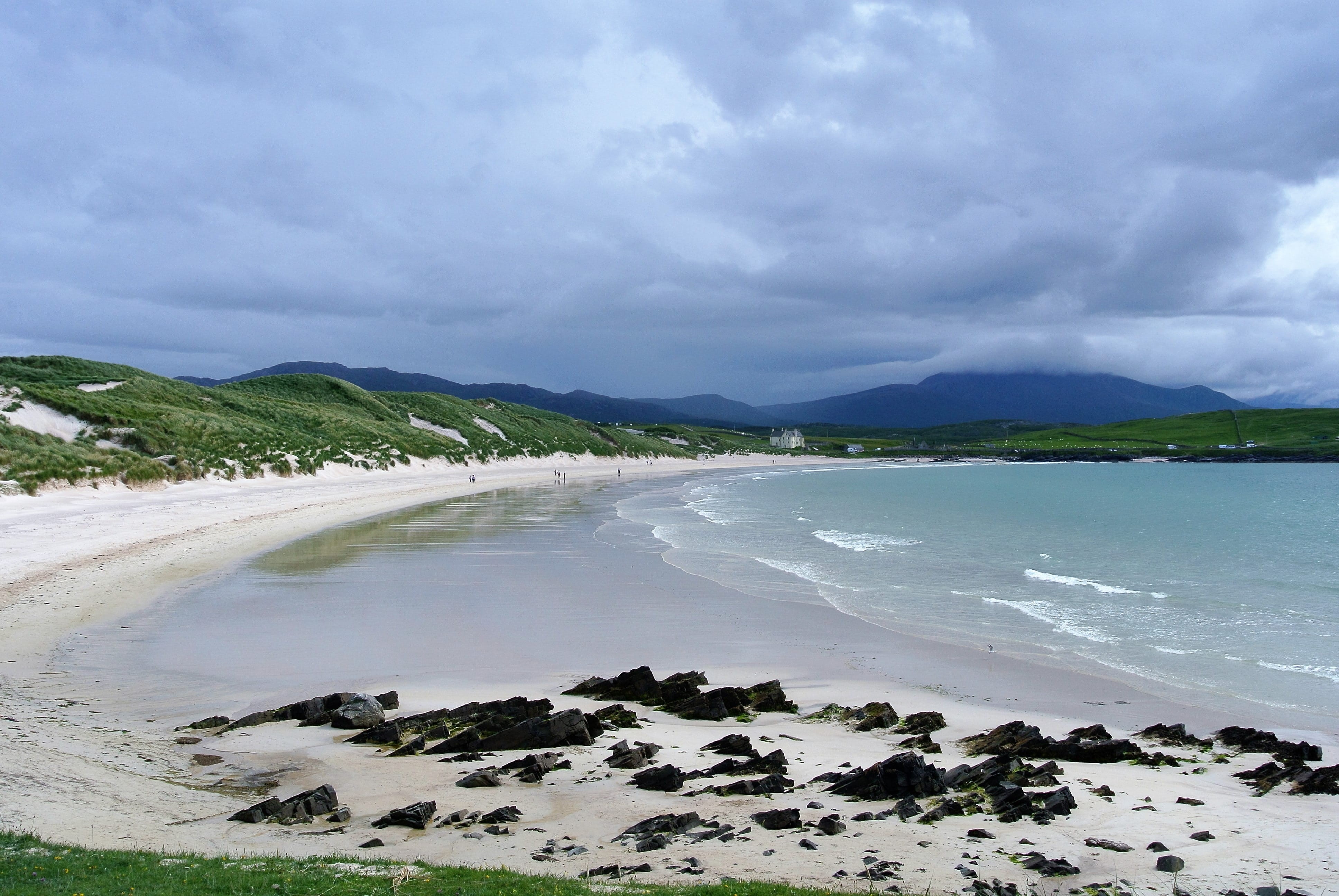North, nature, beauty in nature, scenics - nature, scenics, no people, Scotland, Sea, north, lagoon, tranquil scene, day, cloud - sky, tree, coast, sky, HD Wallpaper