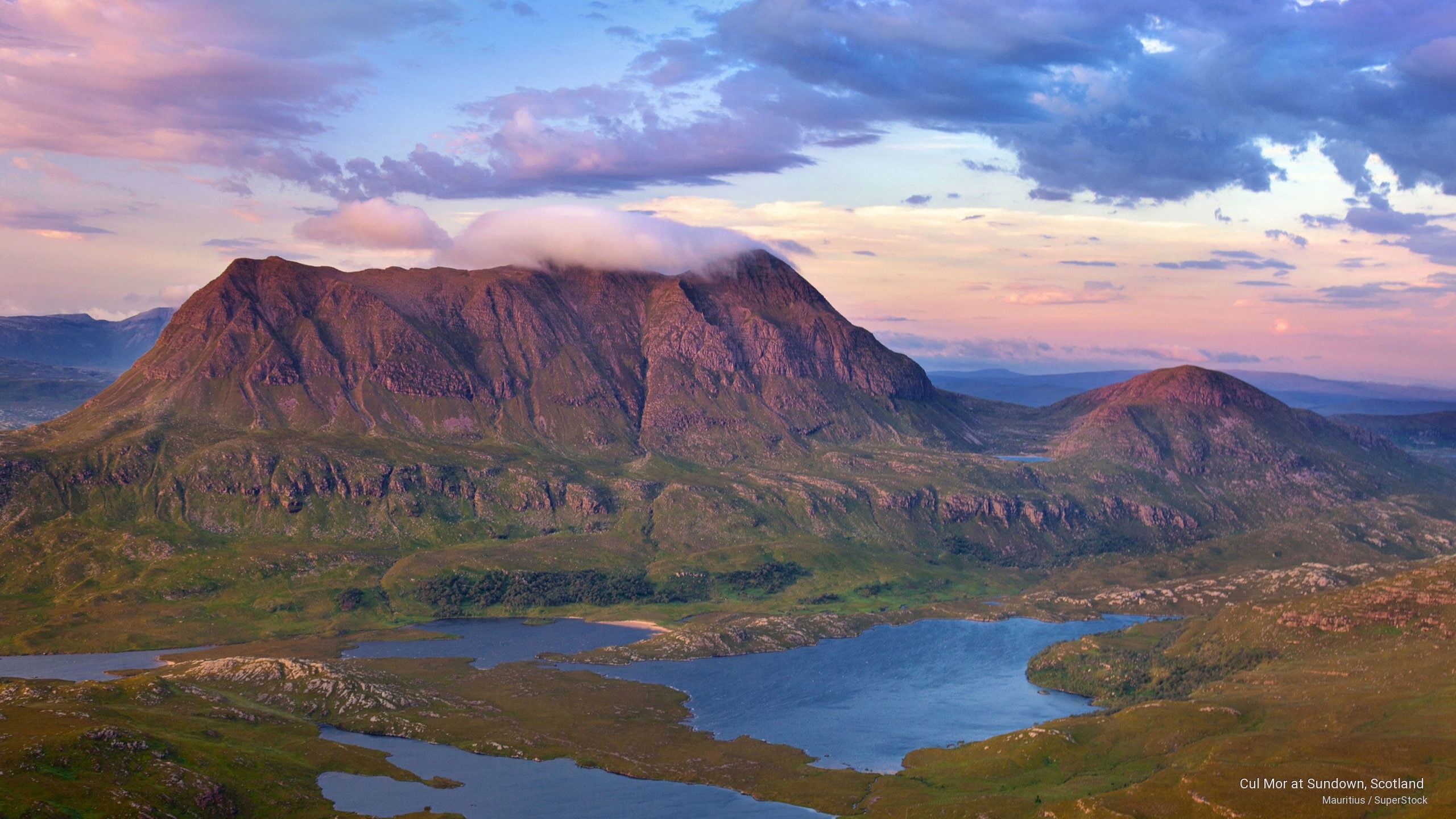 scotland, 2K, mor, sundown, cul, Mountains, HD Wallpaper