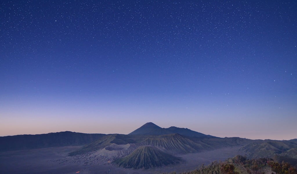 indonesia, scenics, timne, stars, dawn, Digital Photography, astronomy, blue, star - Space, nature, galaxy, milky Way, Beginner, Winner, night, Mt Bromo, HD Wallpaper