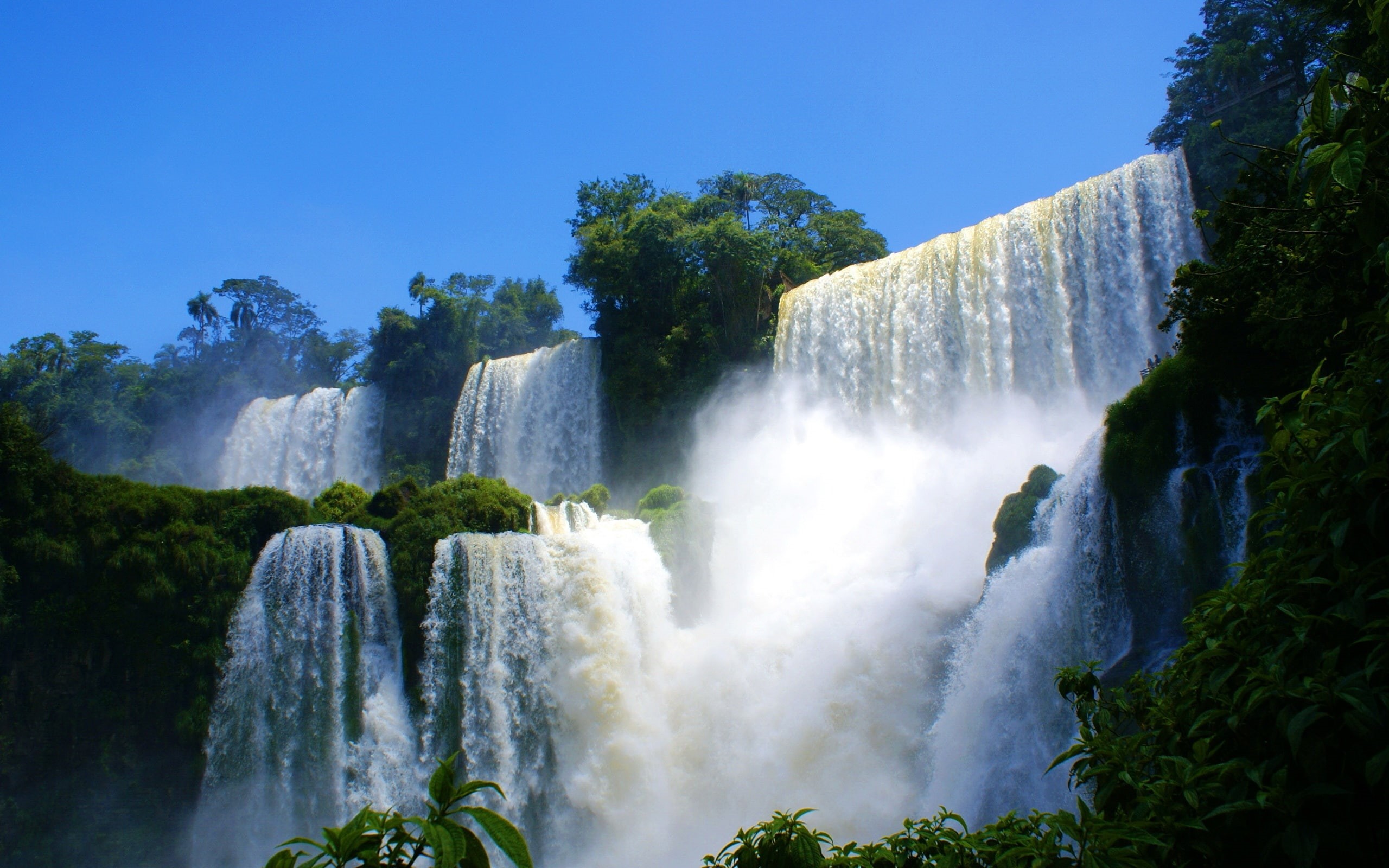 Spectacular, Water, Waterfalls, Scenery, 2K, Rapids, HD Wallpaper