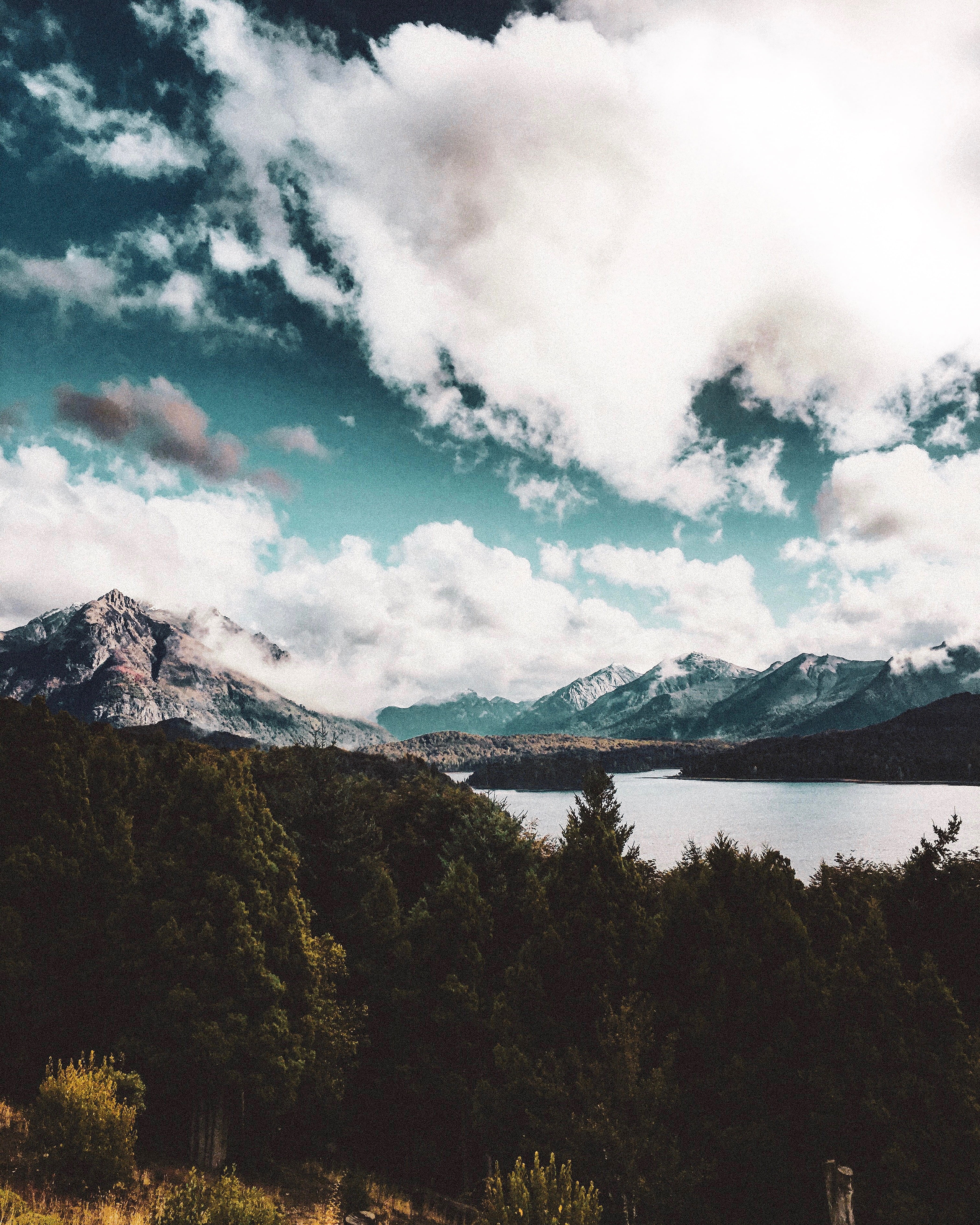 non-urban scene, tranquility, environment, snow, fog, landscape, plant, tranquil scene, cloud - sky, no people, beauty in nature, mountain, san carlos de bariloche, Phone HD Wallpaper