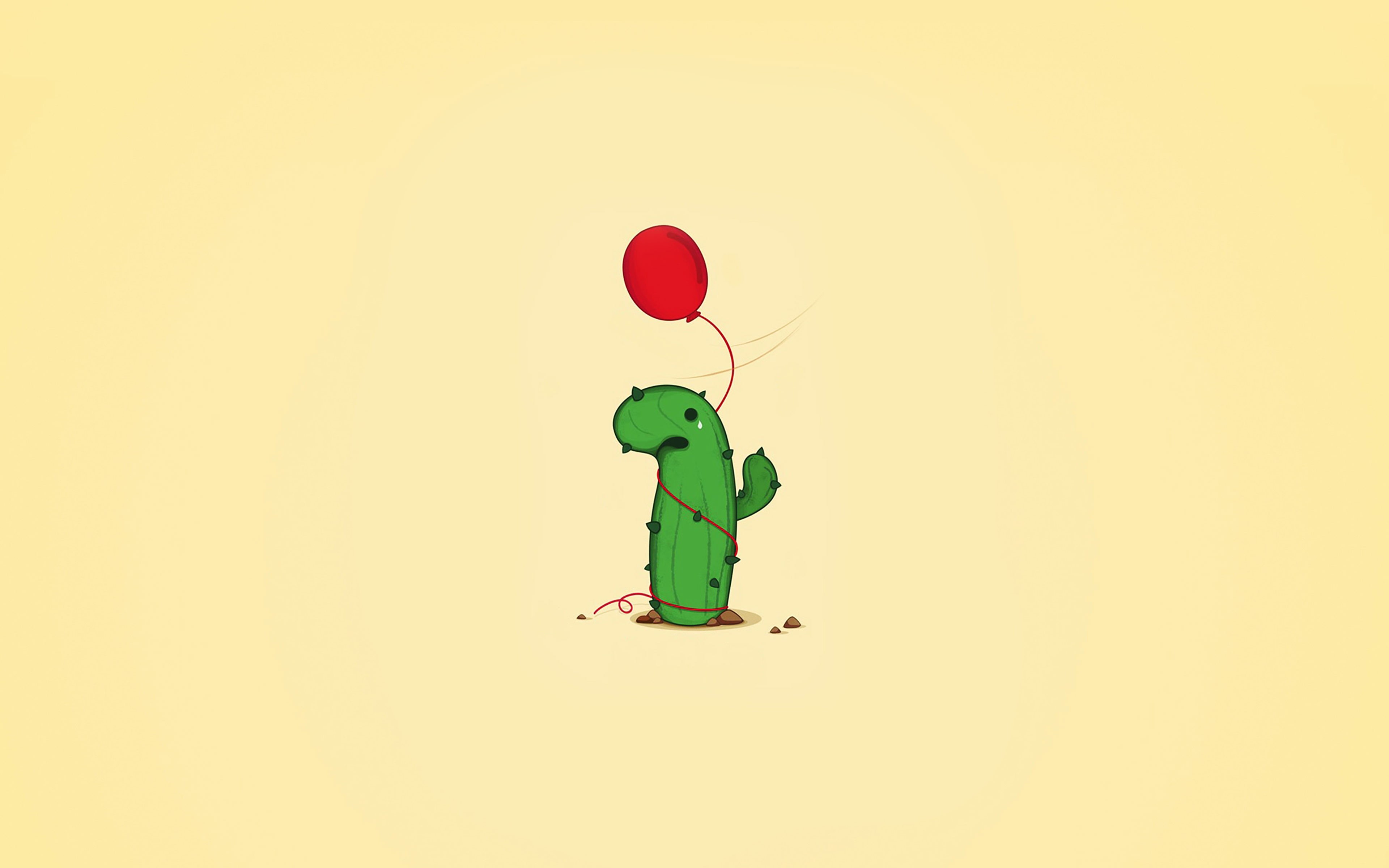 cute, red, nature, balloon, cut out, indoors, cactus, creativity, clear sky, illust, studio shot, sky, green color, yellow, representation, no people, multi colored, HD Wallpaper