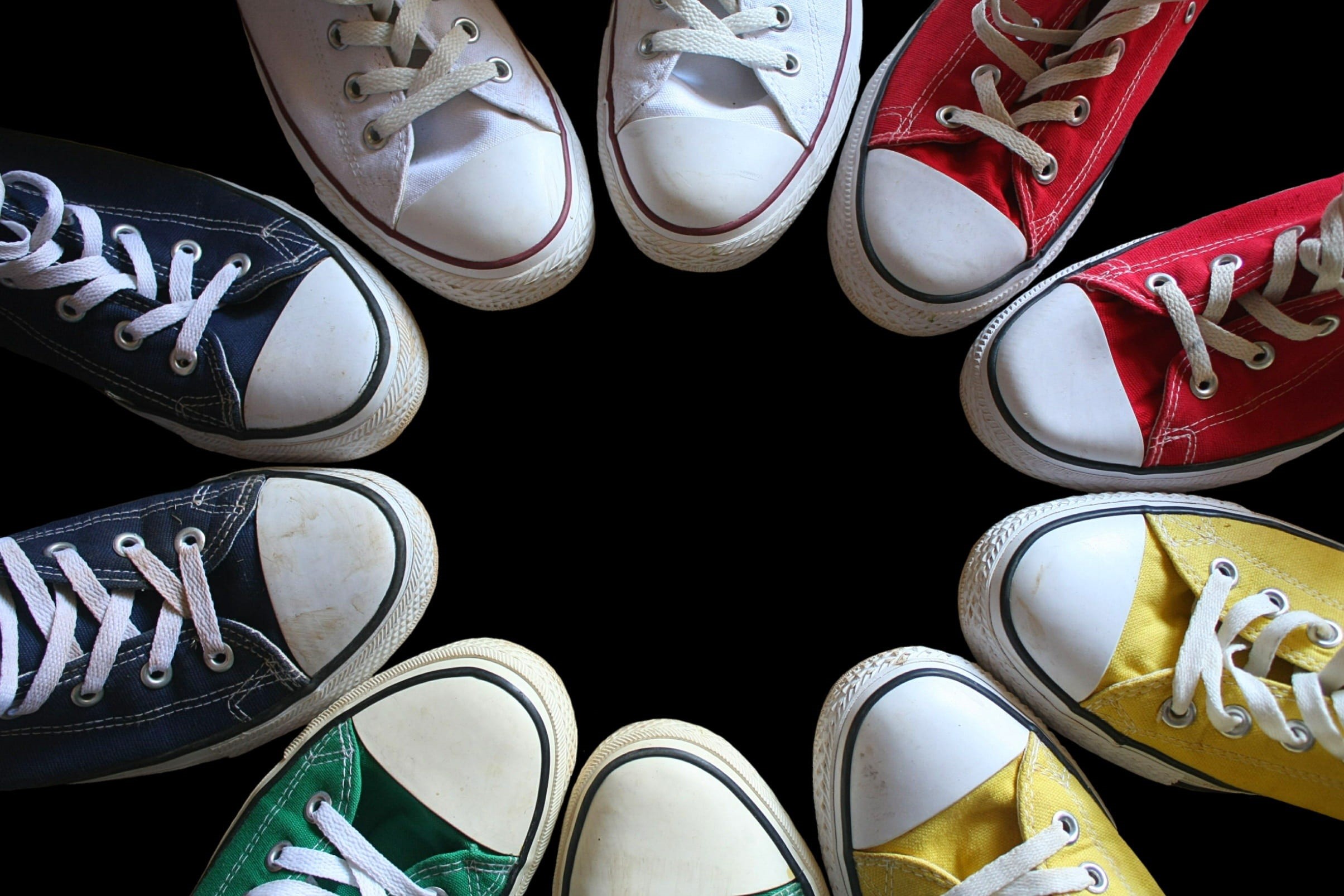 shoe, choice, studio shot, star, high angle view, sneaker, chucks, garment, compatibility, run, close-up, human foot, canvas shoe, still life, converse, HD Wallpaper