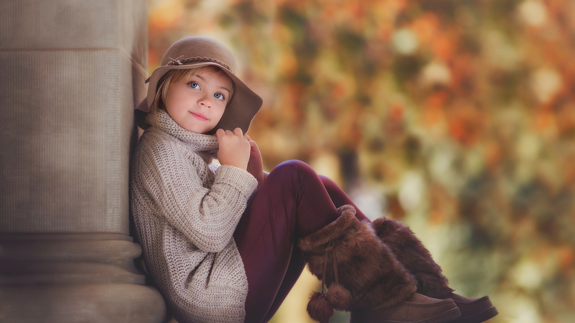 1080P, children, little girl, HD Wallpaper