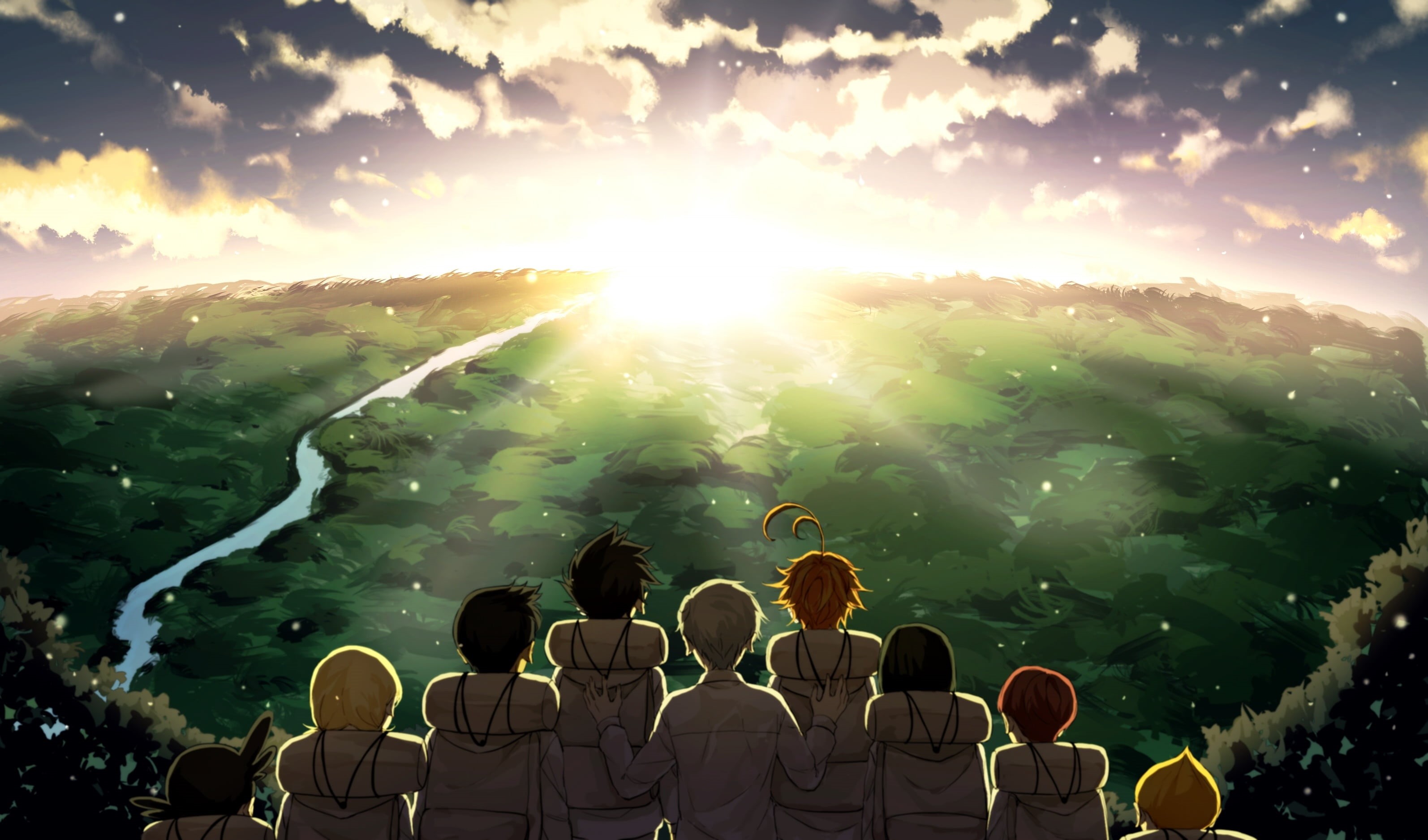 The Promised Neverland, Anime, 2K, HD Wallpaper