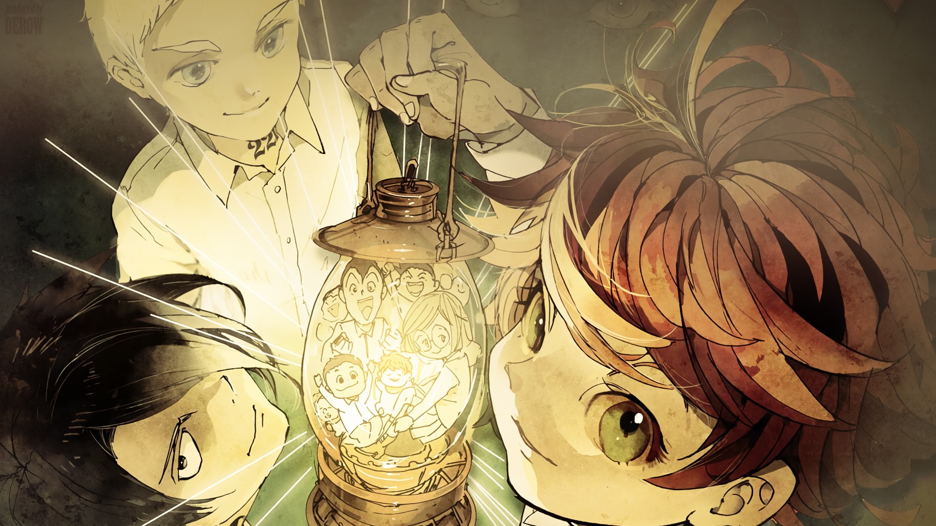 1080P, Anime, The Promised Neverland, HD Wallpaper