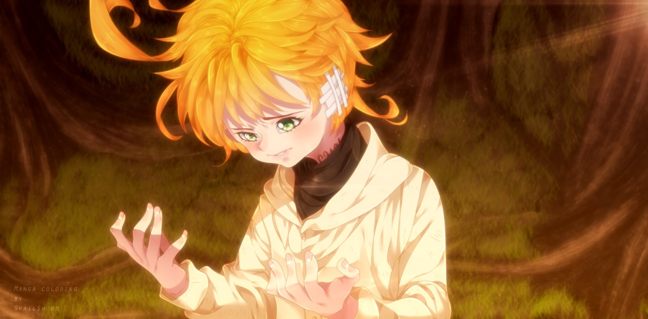 The Promised Neverland, Anime, 1080P, Emma (The Promised Neverland), HD Wallpaper