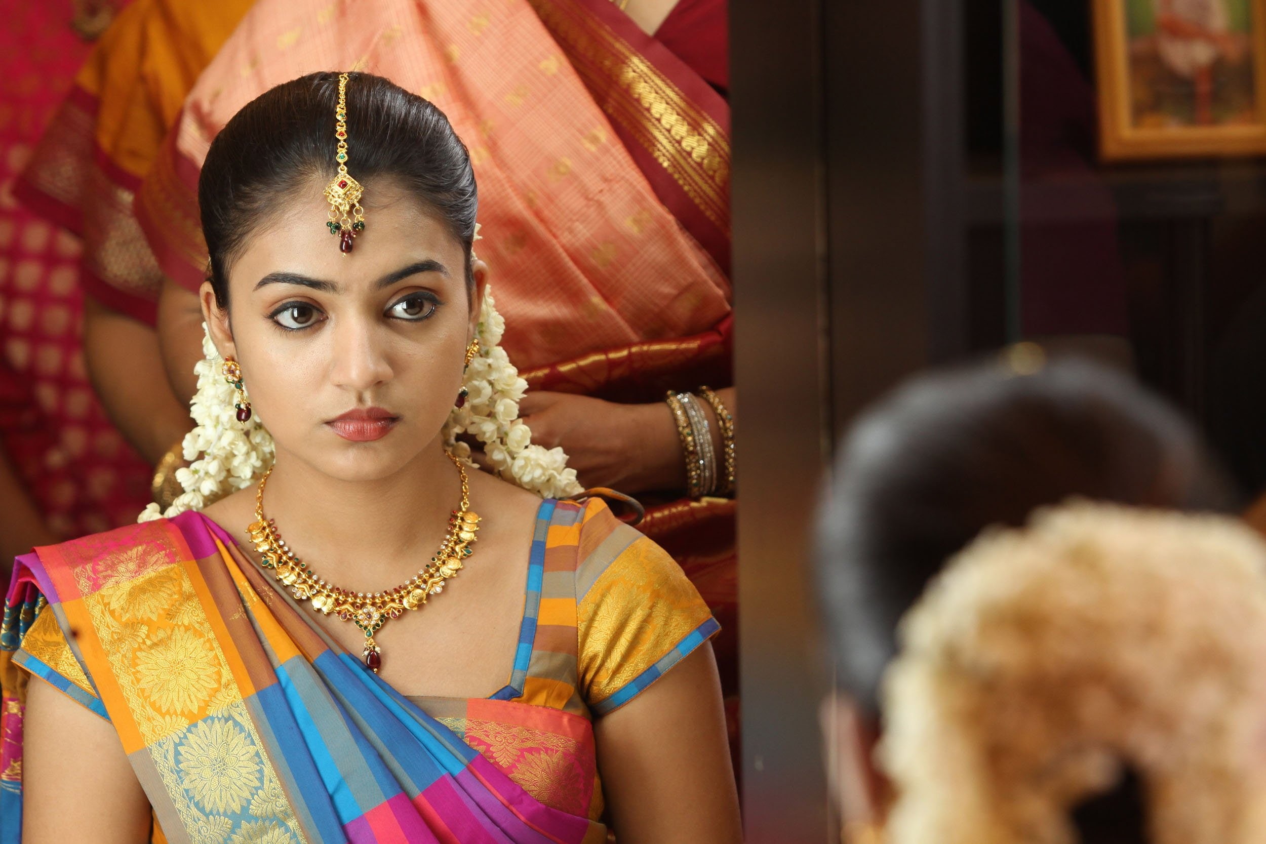 nazriya, indian, babe, model, actress, 1080P, bollywood, HD Wallpaper