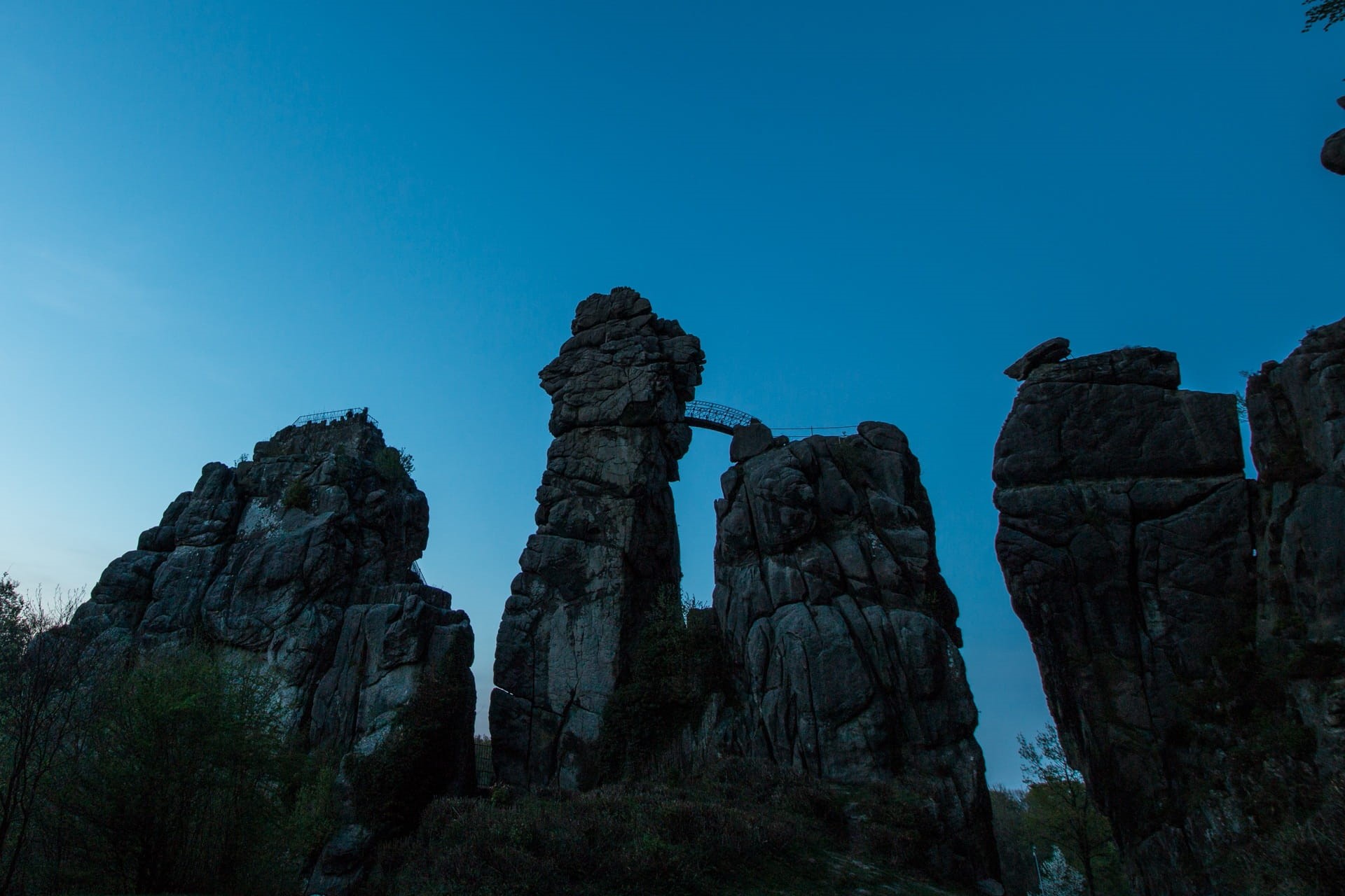 monuments, germanic, travel, landscape, scenics - nature, sandstone rocks, physical geography, landmark, christian site, tranquility, legends, rock - object, HD Wallpaper