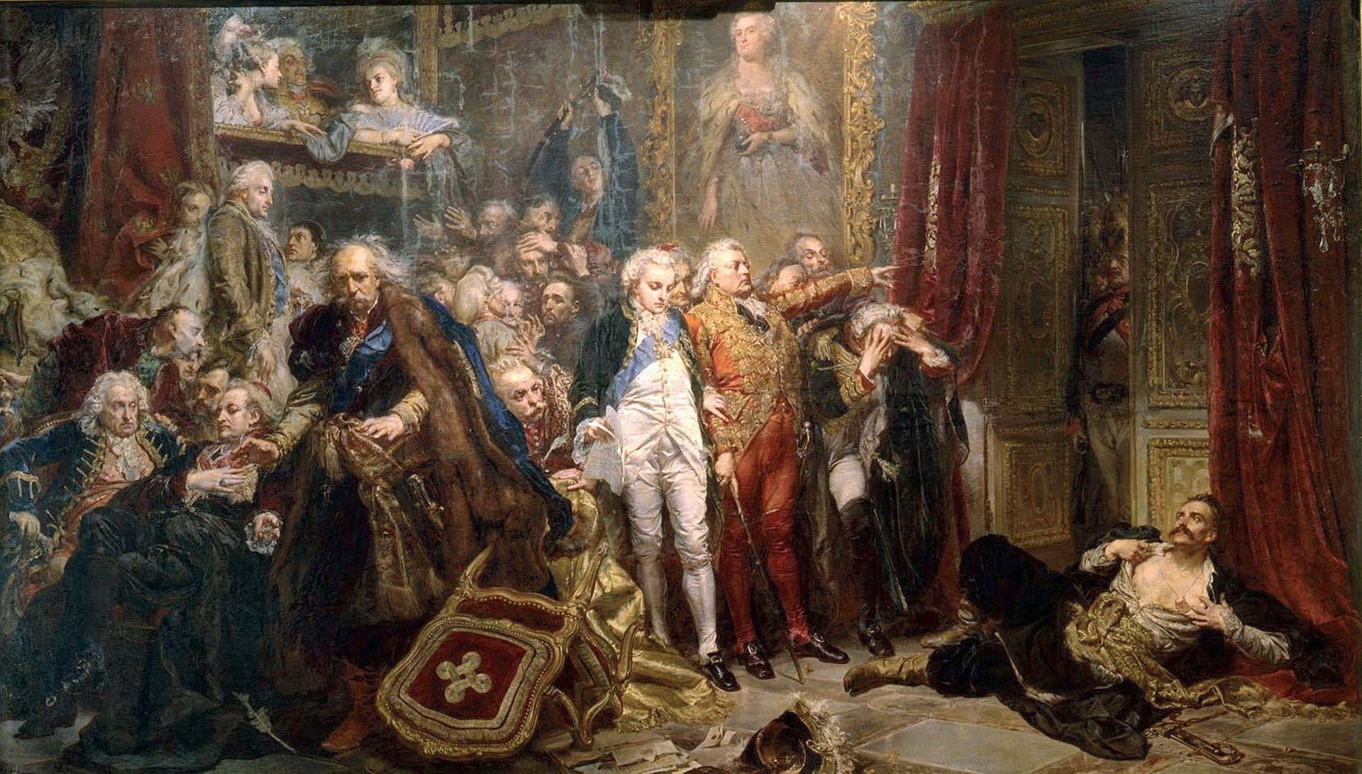 Classical art, Rejtan – Upadek Polski, 1080P, Jan Matejko, Polish, HD Wallpaper