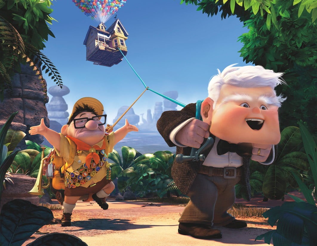 family, males, cartoon, lifestyles, childhood, two people, representation, boys, full length, nature, Up (movie), movie, outdoors, day, front view, HD Wallpaper