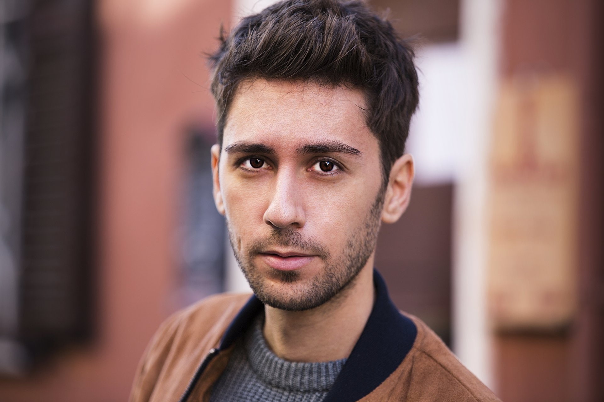 Man, Men, Brown Eyes, Face, Model, 1080P, HD Wallpaper