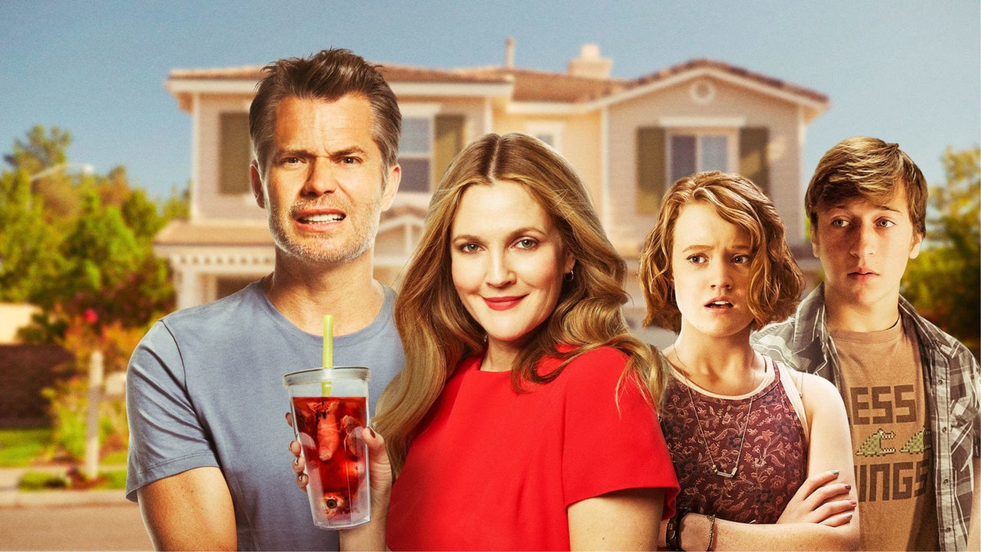Skyler Gisondo, Liv Hewson, 1080P, Santa Clarita Diet, Drew Barrymore, Timothy Olyphant, TV Show, HD Wallpaper