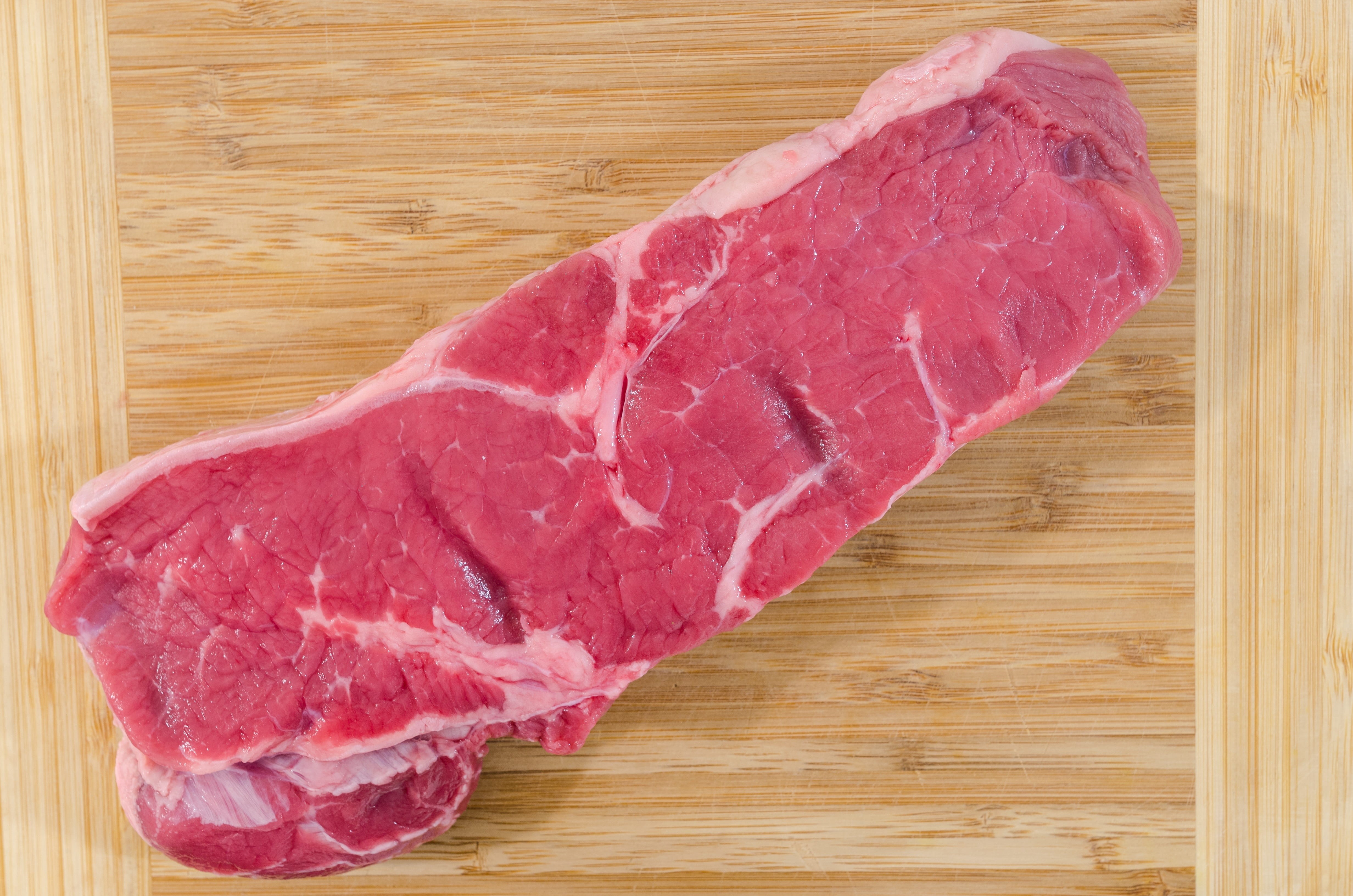 grill, medium, beefsteak, wooden, fillet, sirloin, fresh, meat, pepper, black, high angle view, pink color, cut, background, cow, roast, board, close, herbs, HD Wallpaper