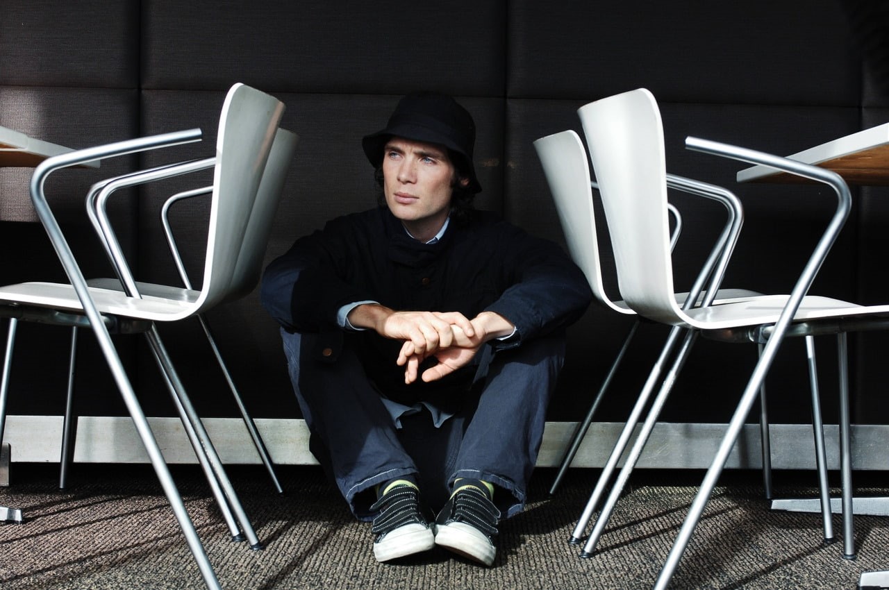 hd, actors, men, murphy, eyes, x, 720P, cillian, art, blue, Blue Eyes, people, hats, chairs, HD Wallpaper