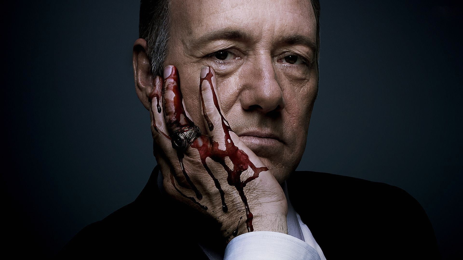 ring, politics, kevin spacey, s, crime, drama, men, cards, serial, house of cards, silver, spacey, 1080P, house, francis underwood, kevin, HD Wallpaper