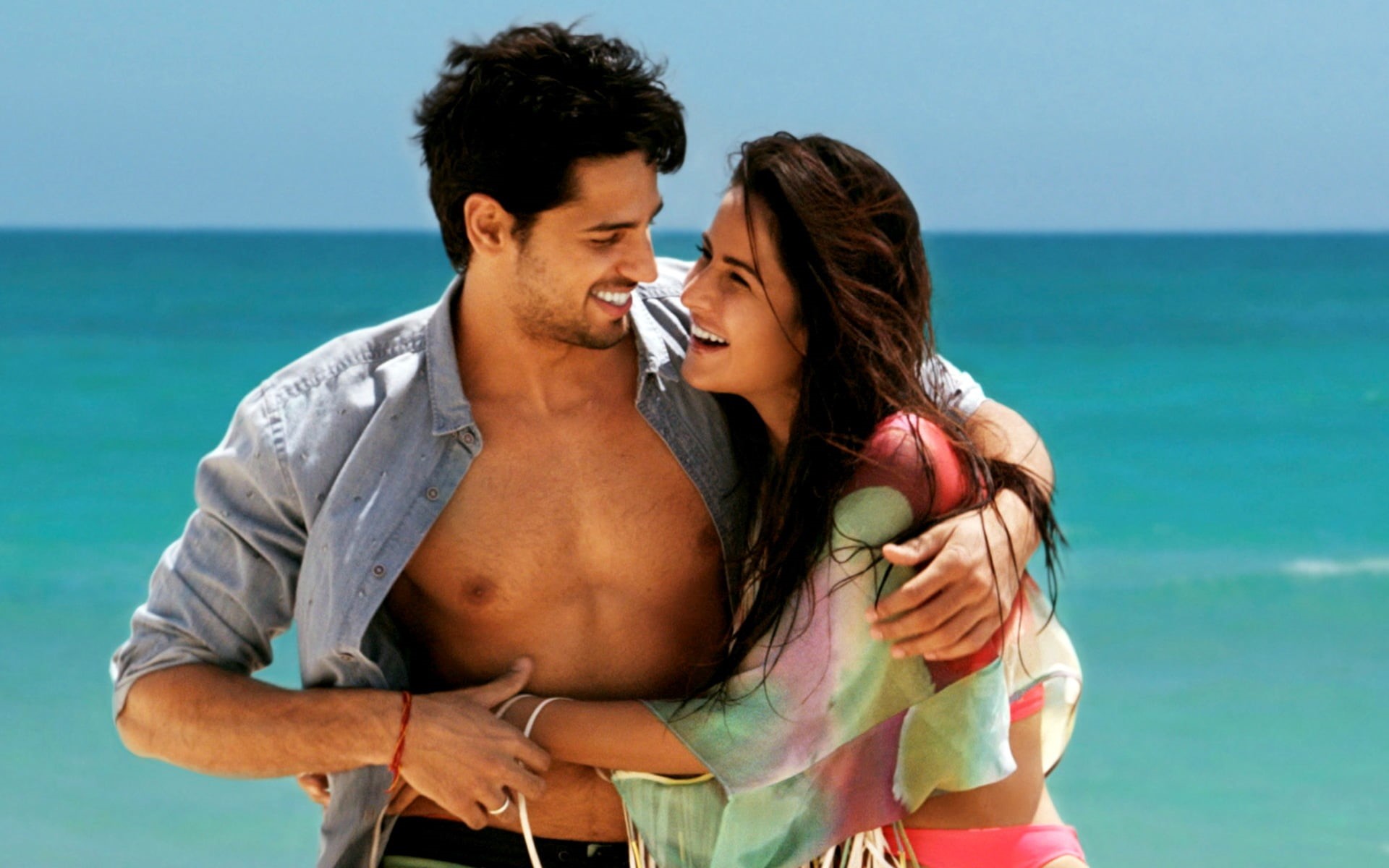 arm around, positive emotion, leisure activity, Movies, togetherness, beach, Bollywood Movies, lifestyles, adult, couple - relationship, outdoors, bollywood, HD Wallpaper