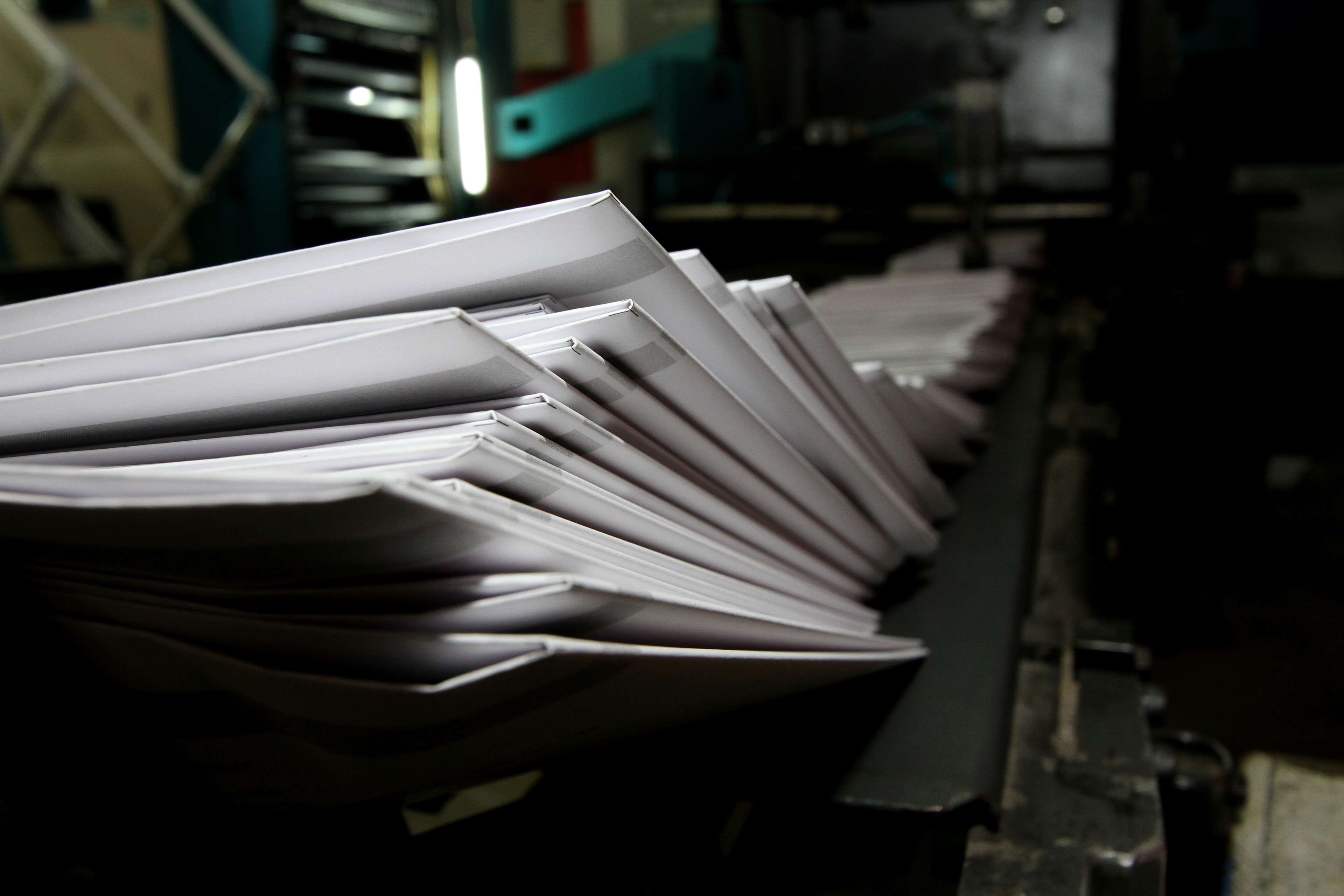 printing press, large group of objects, indoors, no people, printer, communication, paperwork, industrial equipment, abundance, close-up, focus on foreground, HD Wallpaper